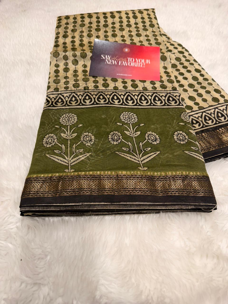 Anika’s Pure Maheshwari Silk cotton - APM09