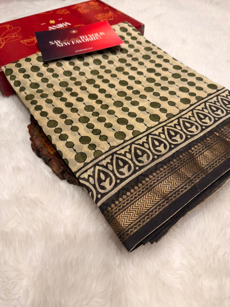 Anika’s Pure Maheshwari Silk cotton - APM09