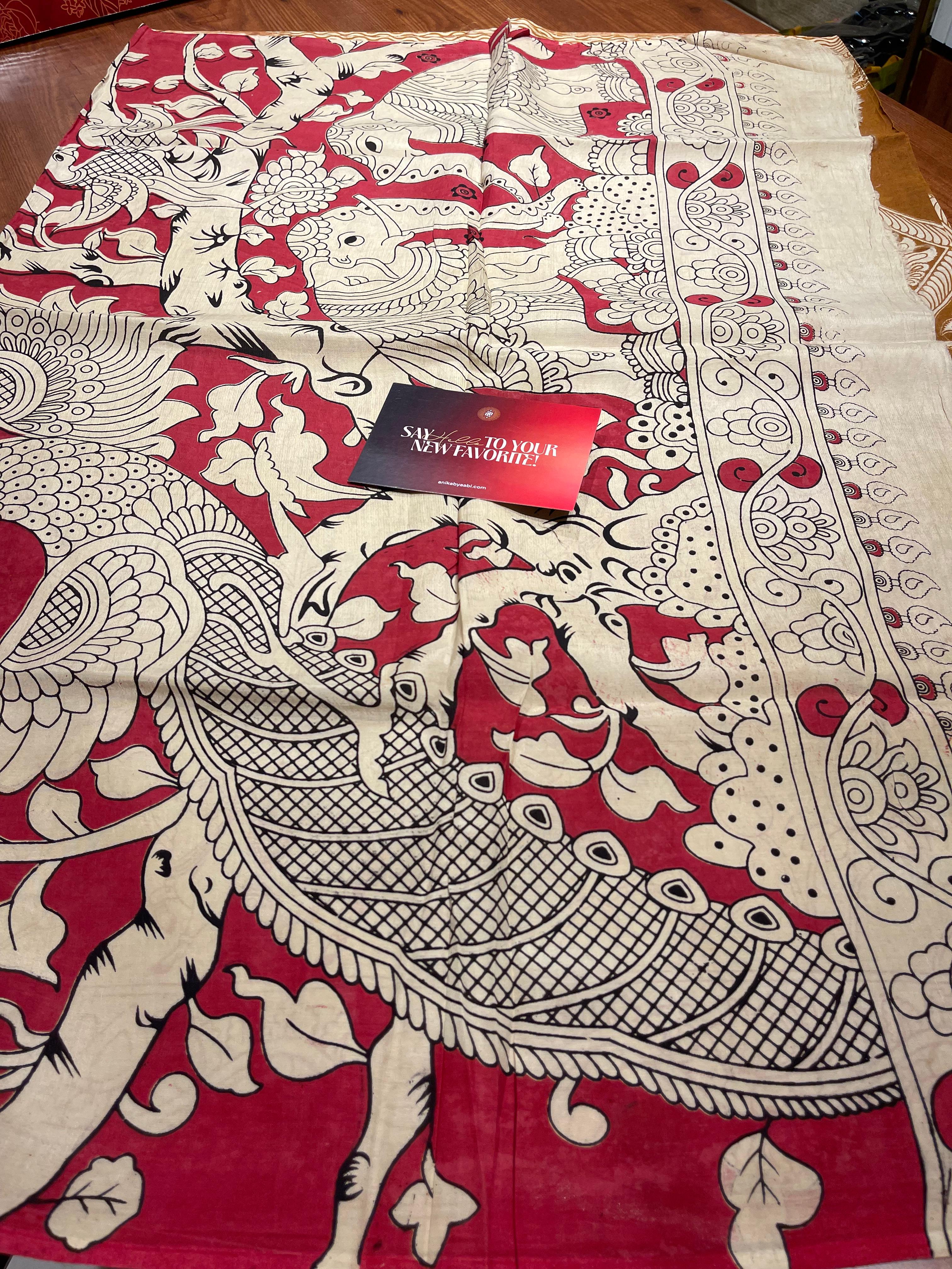 Anika's Kalamkari Cotton Silk-01