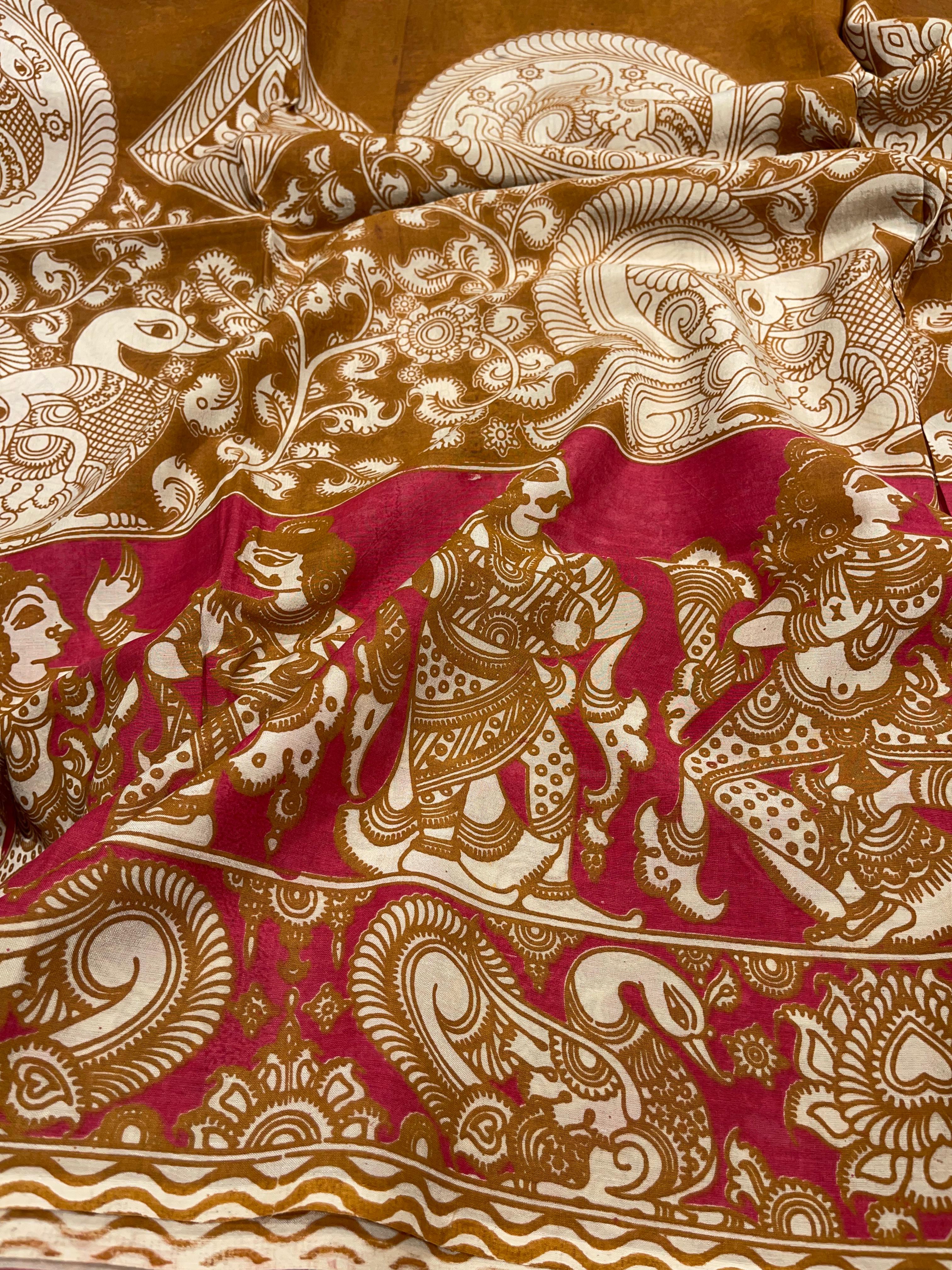 Anika's Kalamkari Cotton Silk-01