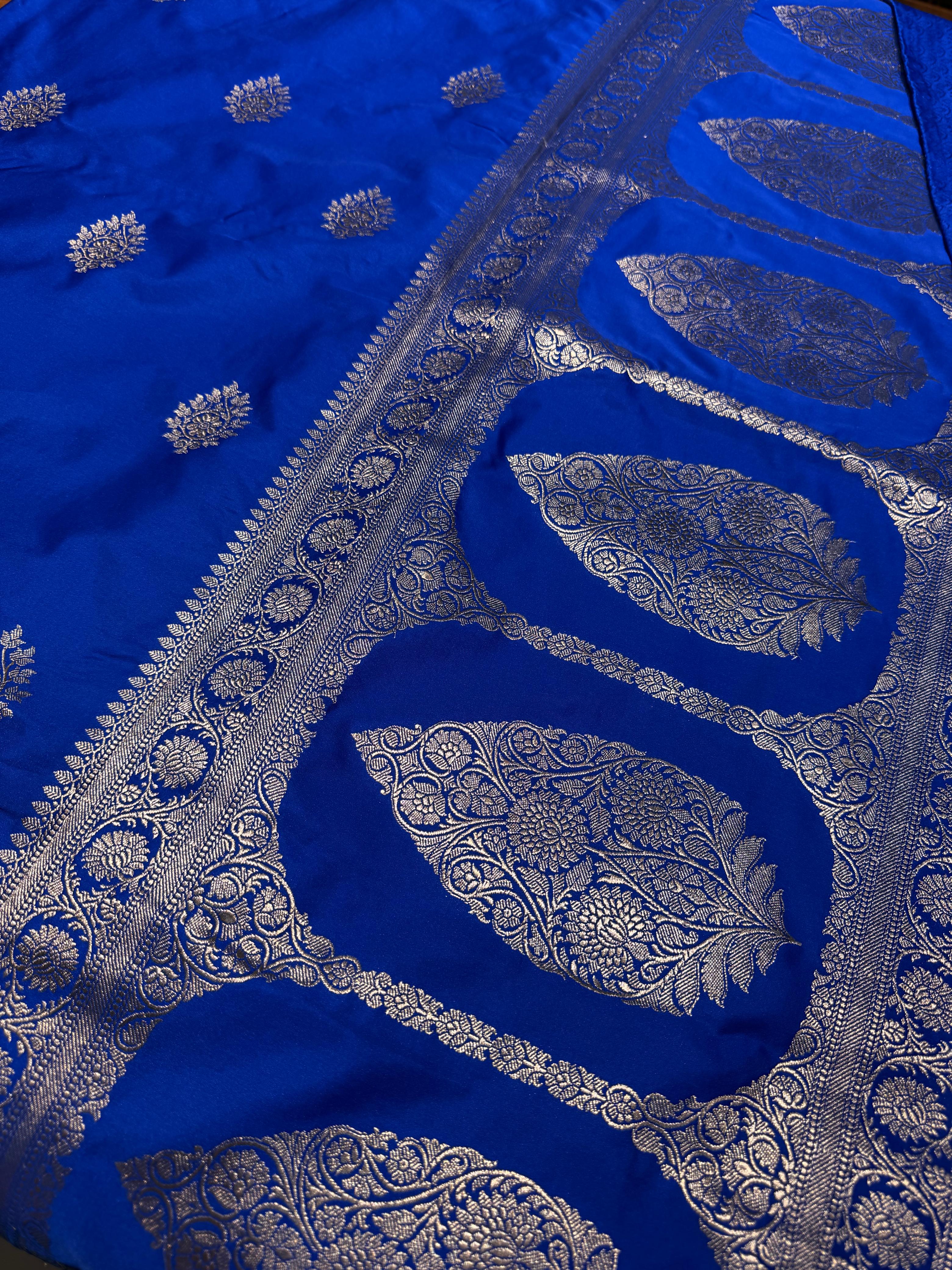 Roylablue  Banarasi Mushro Silk Saree