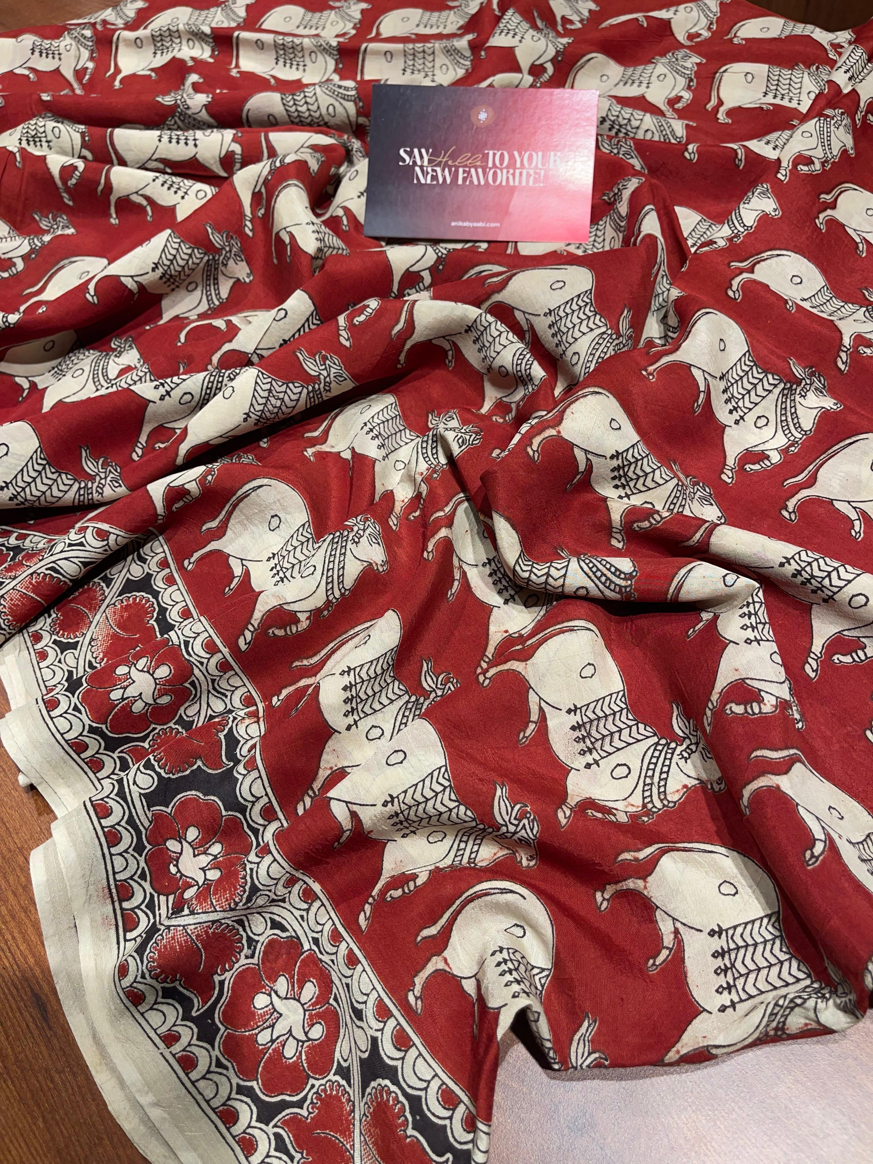 Anika's Kalamkari Cotton Silk-02