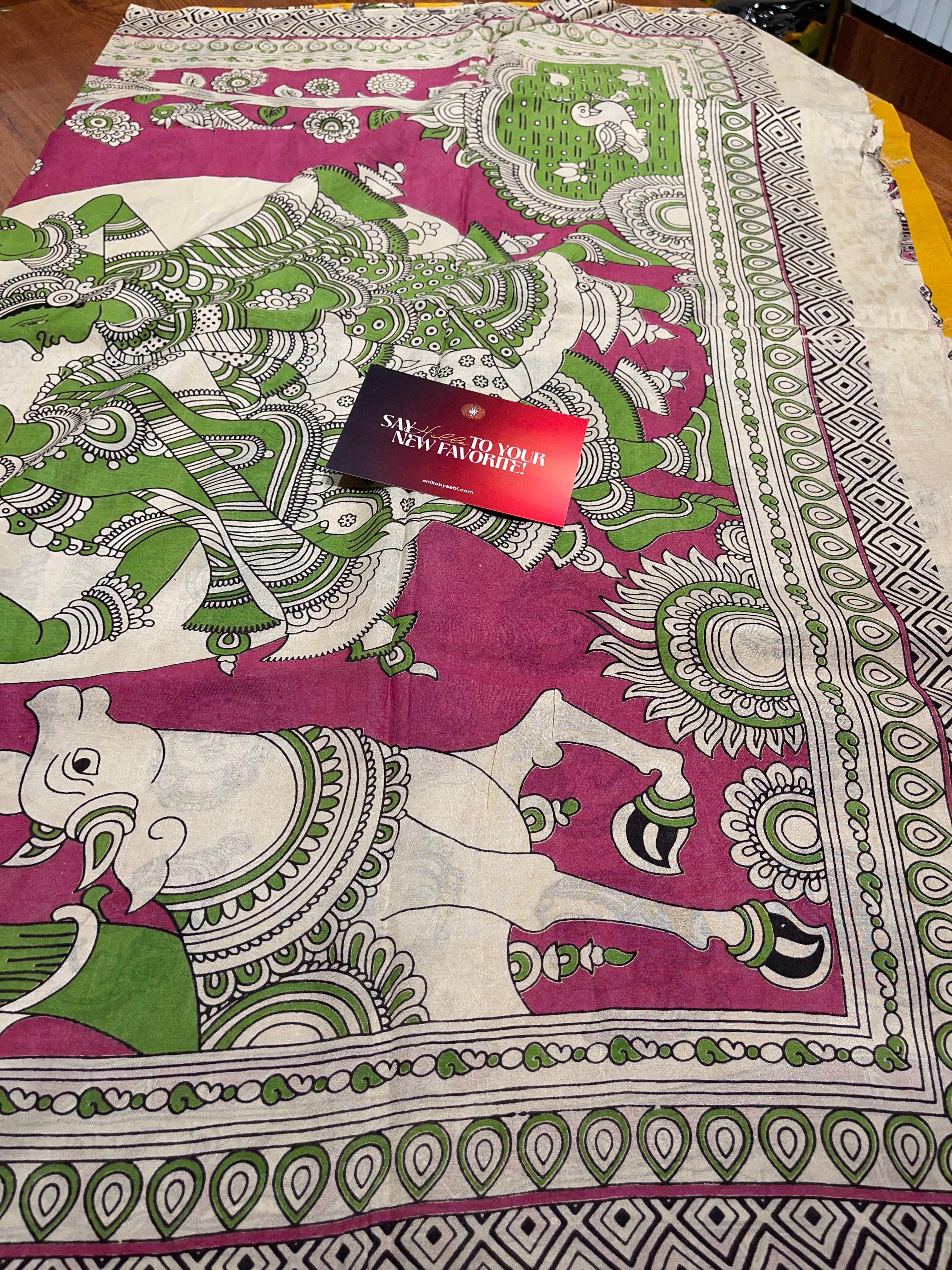 Anika's Kalamkari Cotton Silk-04