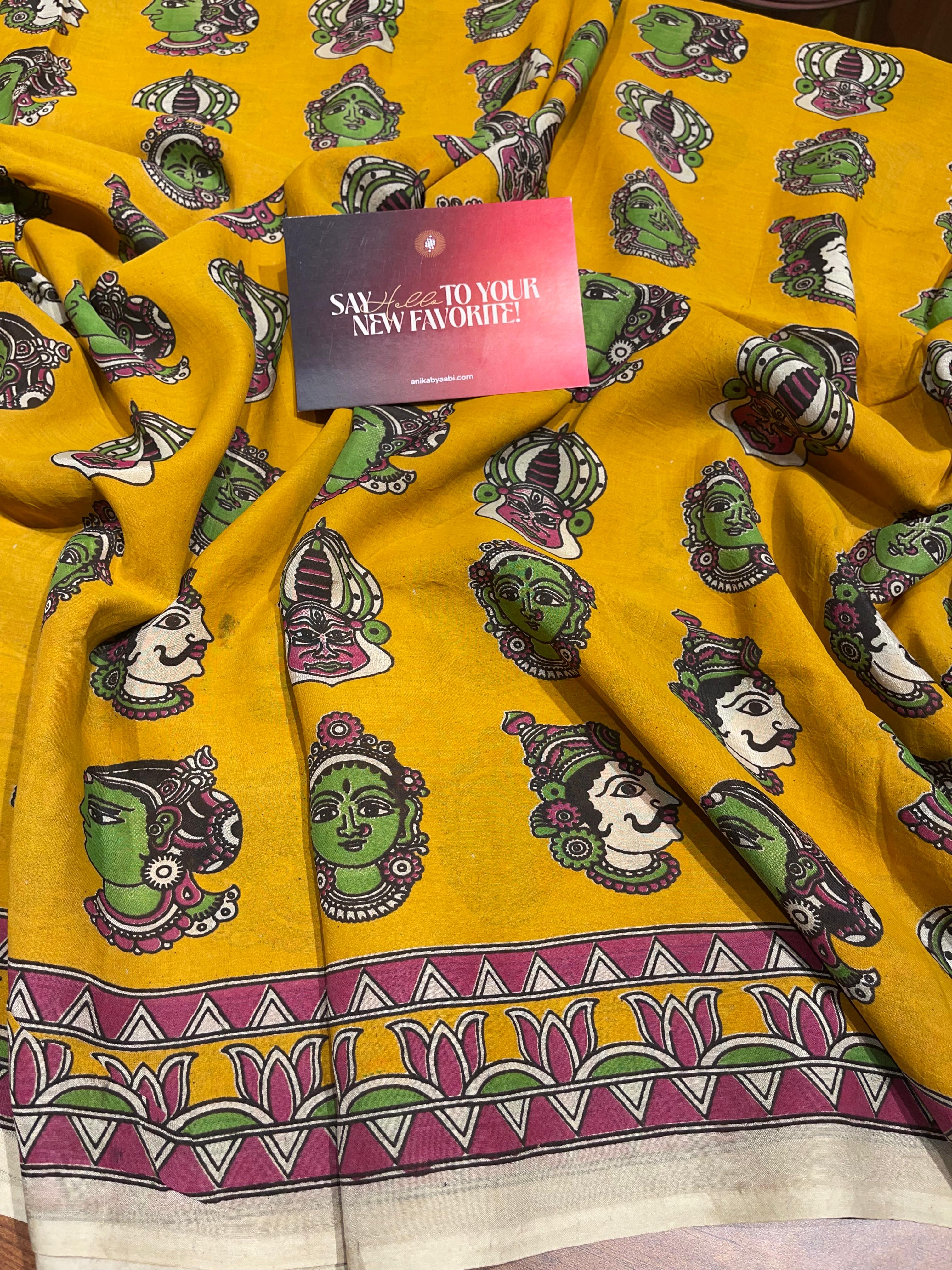 Anika's Kalamkari Cotton Silk-04