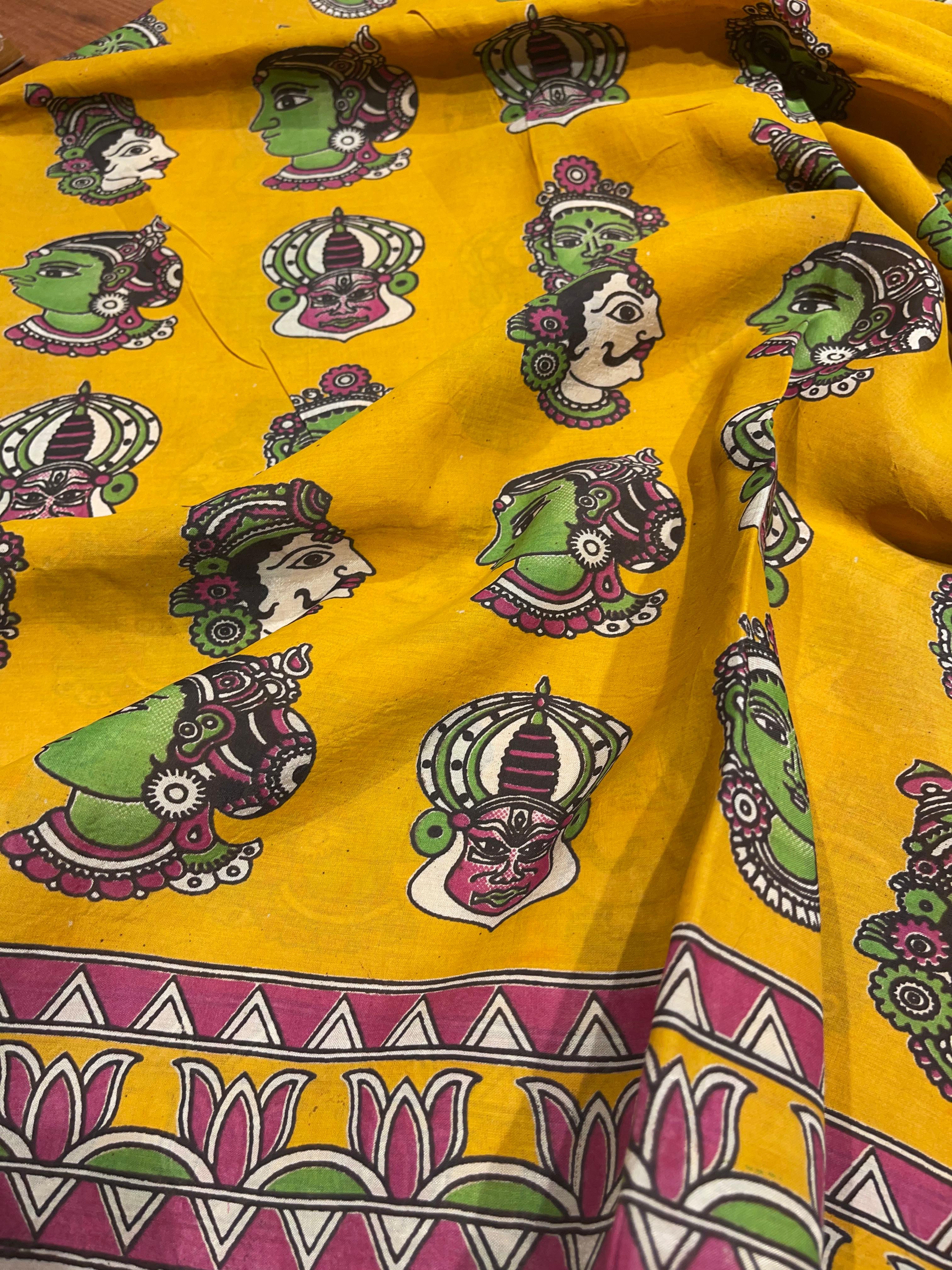 Anika's Kalamkari Cotton Silk-04