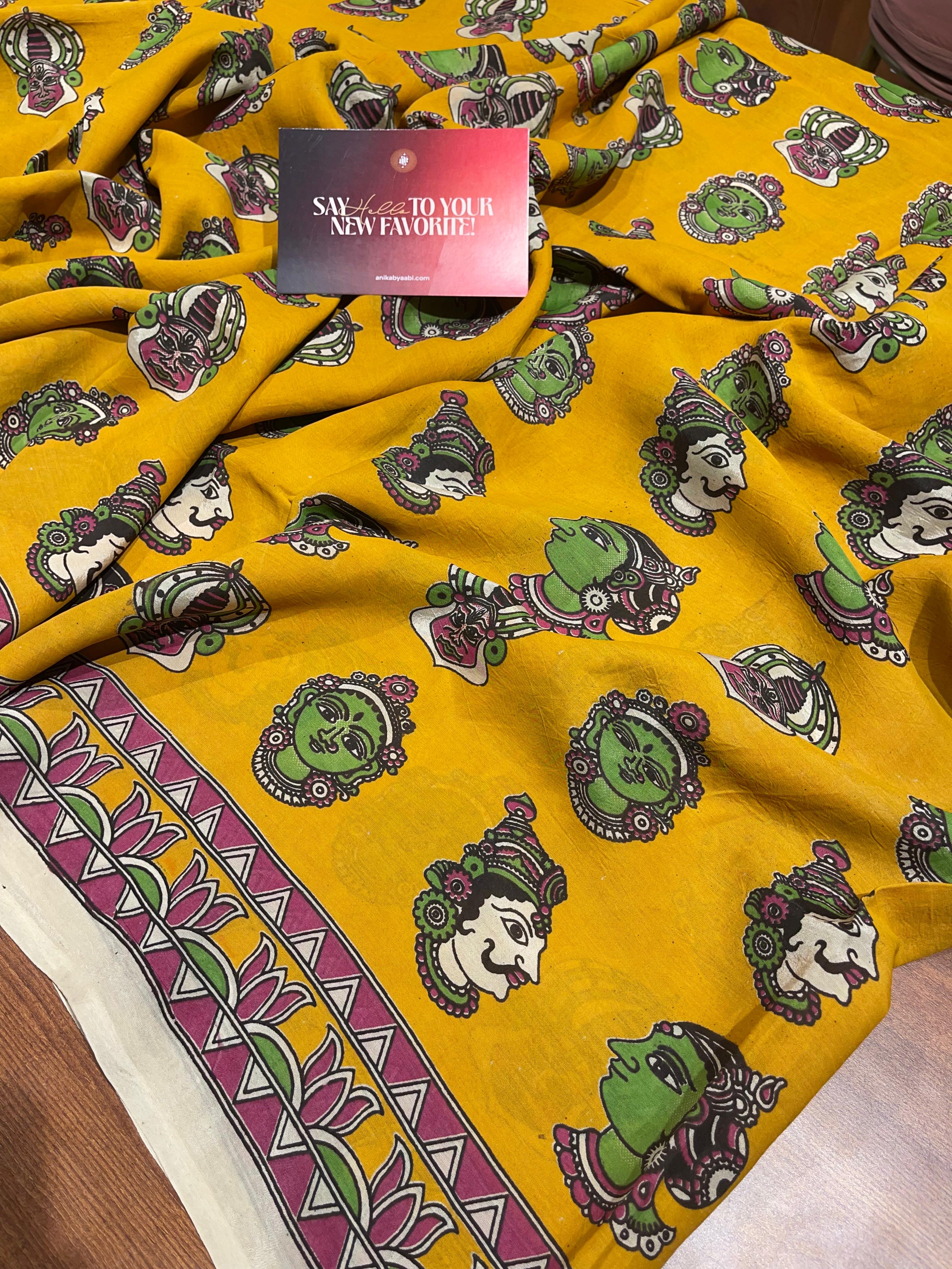 Anika's Kalamkari Cotton Silk-04