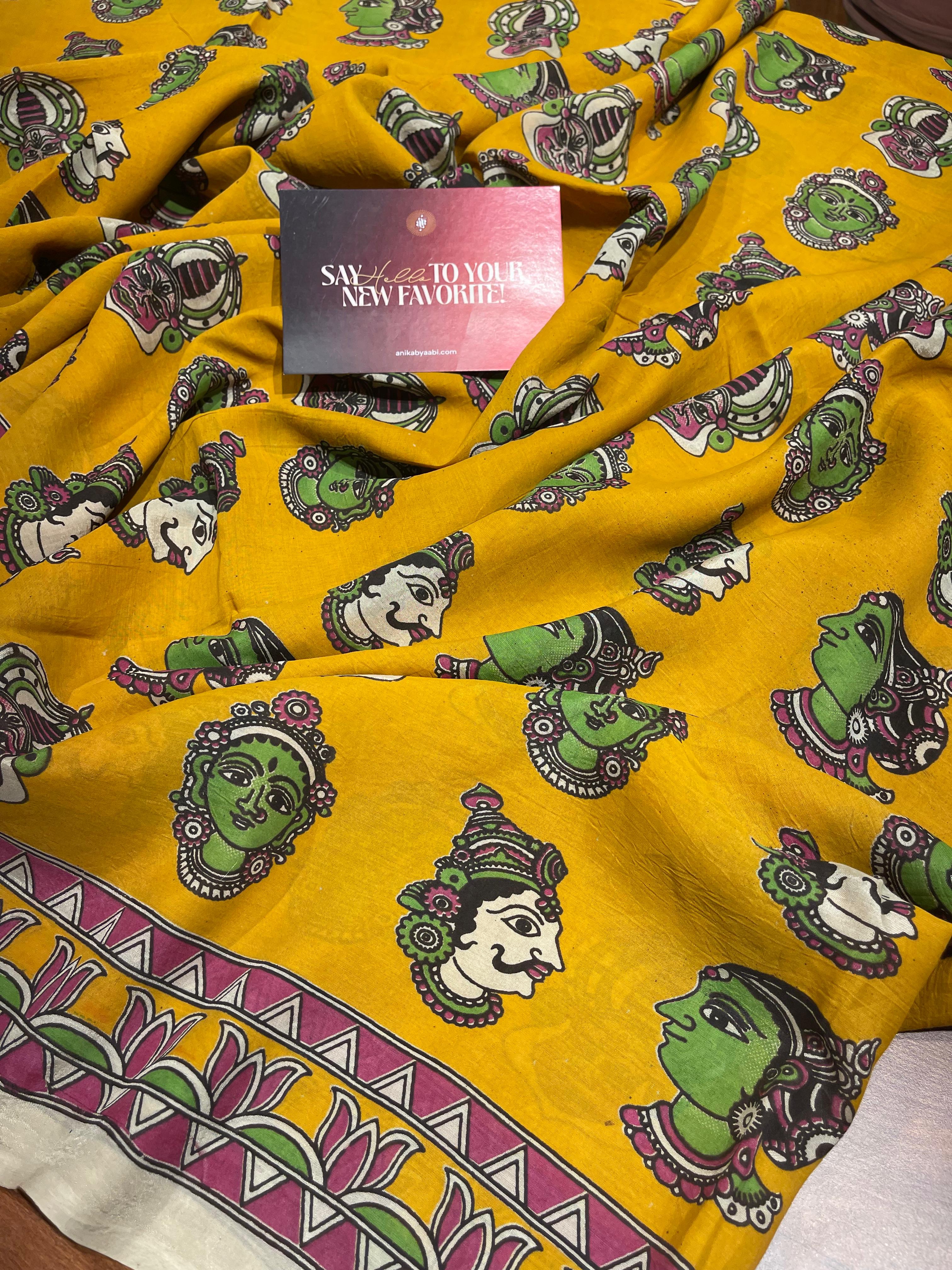 Anika's Kalamkari Cotton Silk-04