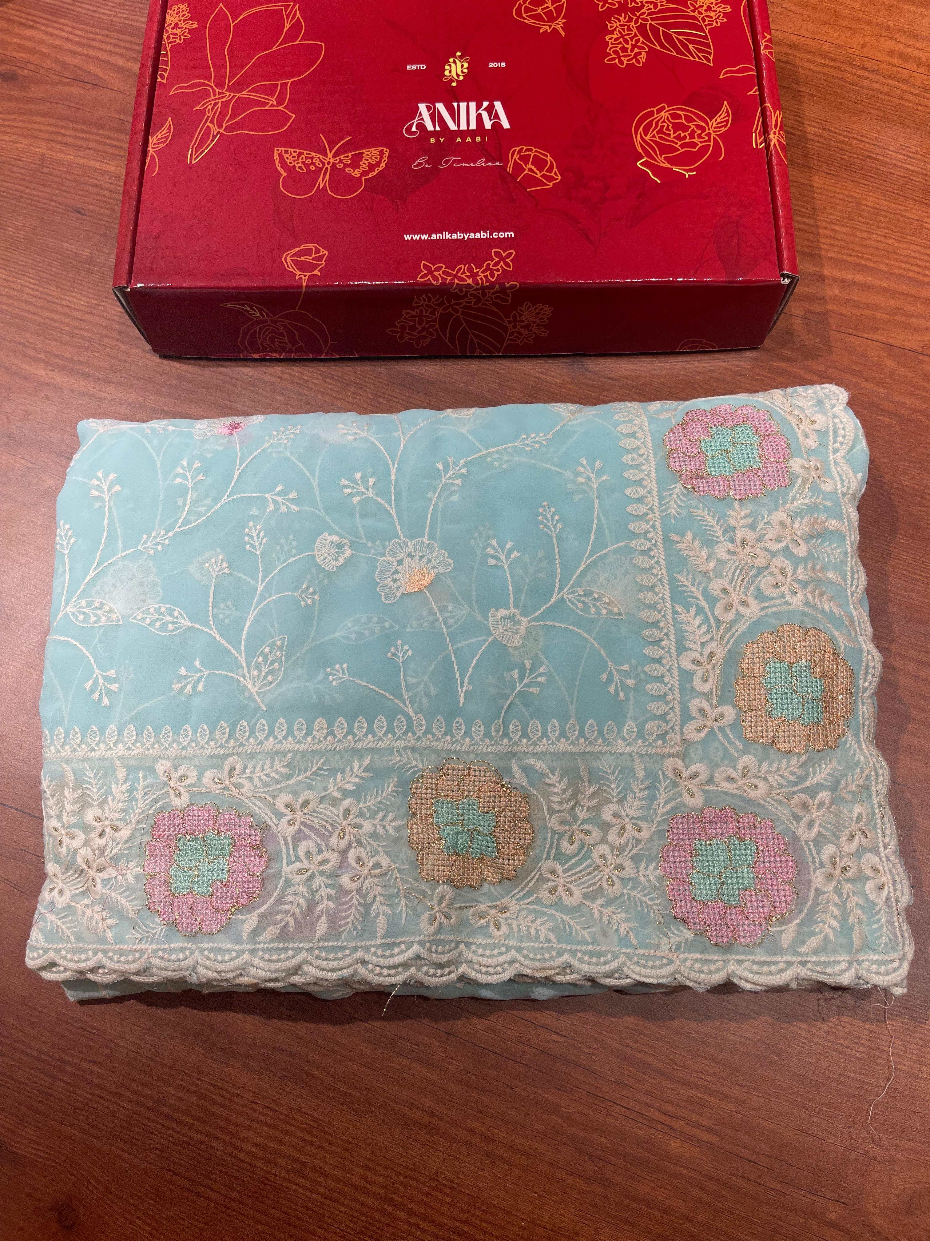 Anika's Soft Chiffon- Fara Saree-ASC03