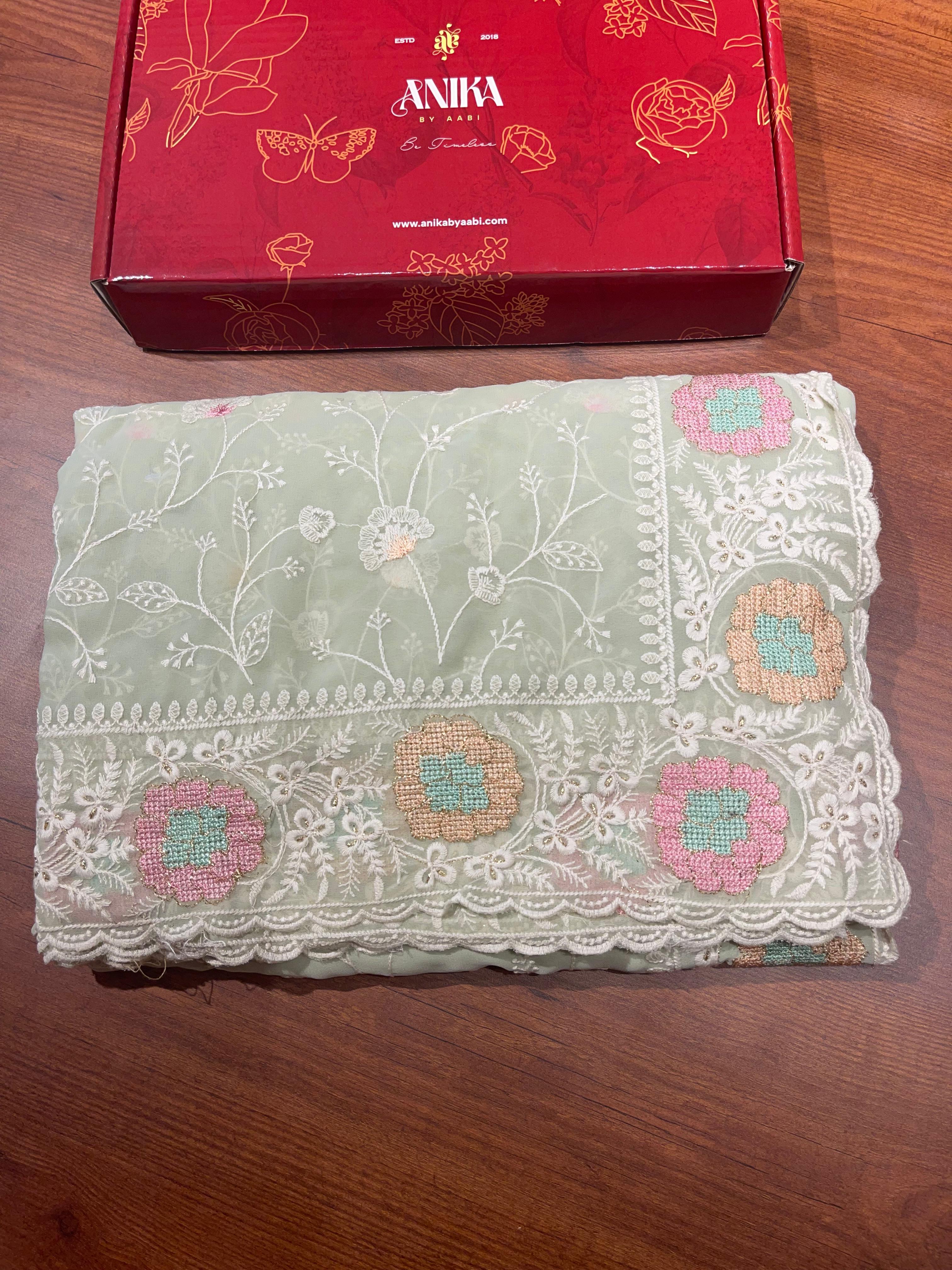 Anika's Soft Chiffon- Fara Saree-ASC04