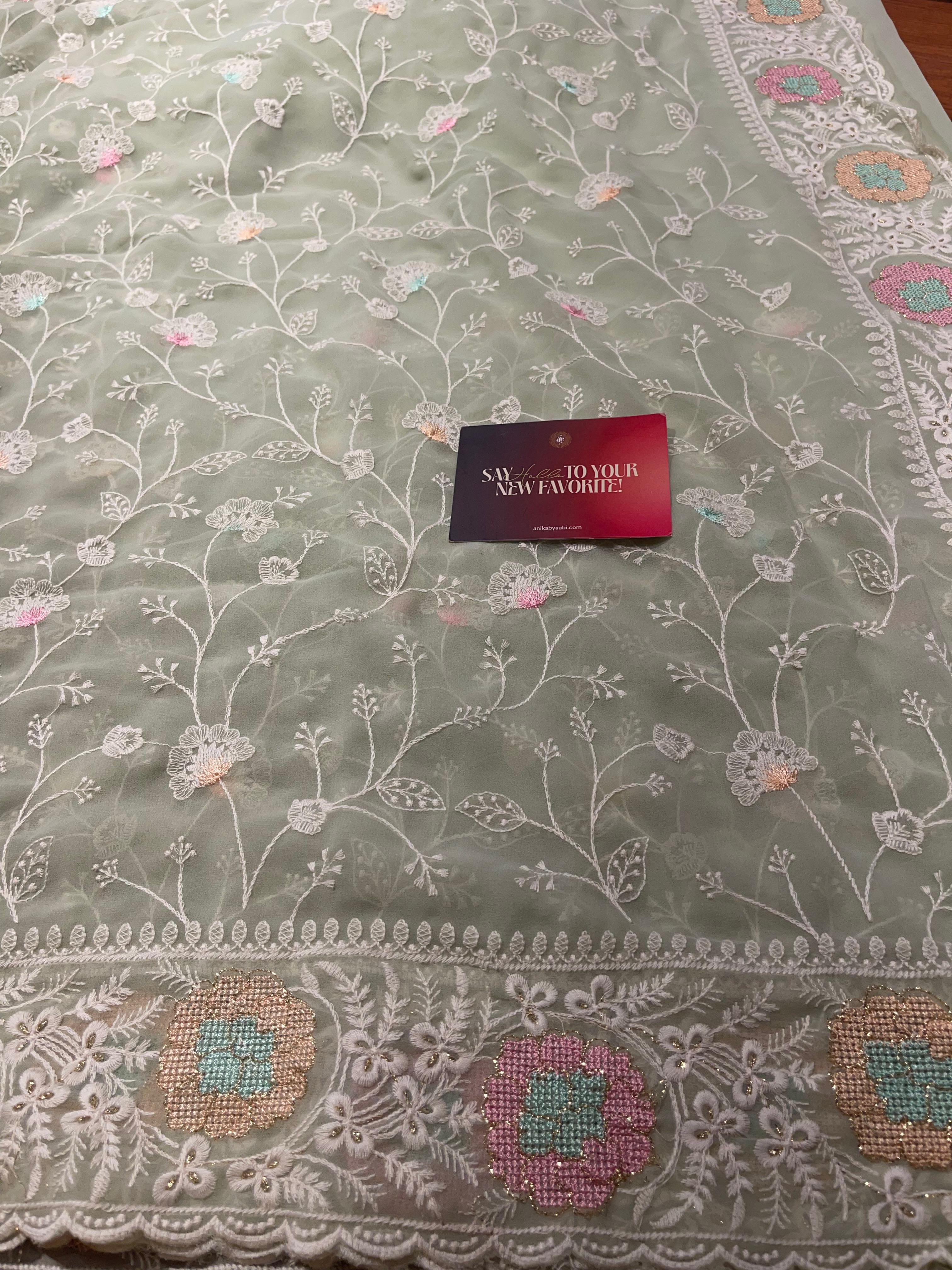 Anika's Soft Chiffon- Fara Saree-ASC04