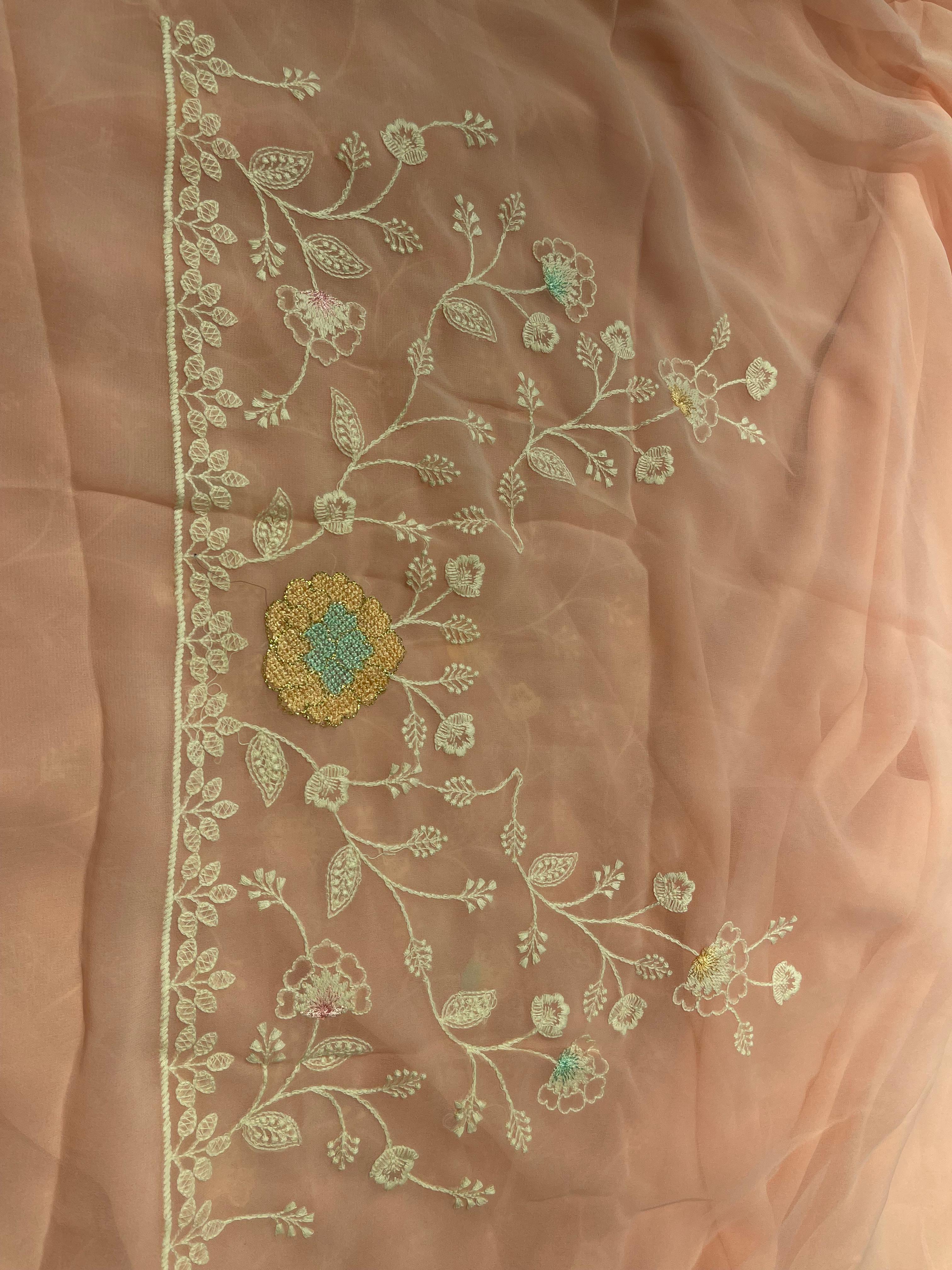 Anika's Soft Chiffon- Fara Saree-ASC02