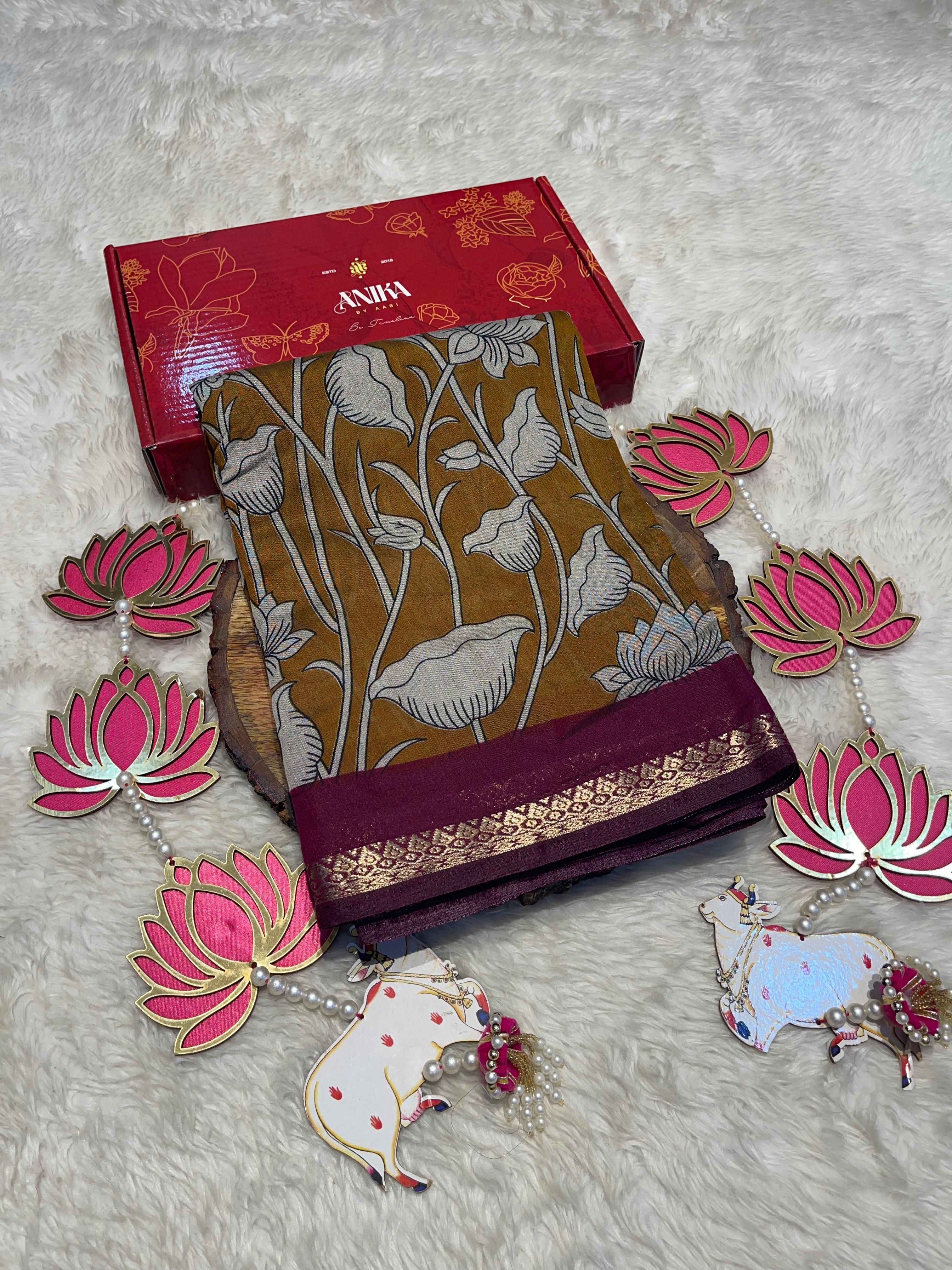 Jute Cotton Saree-01