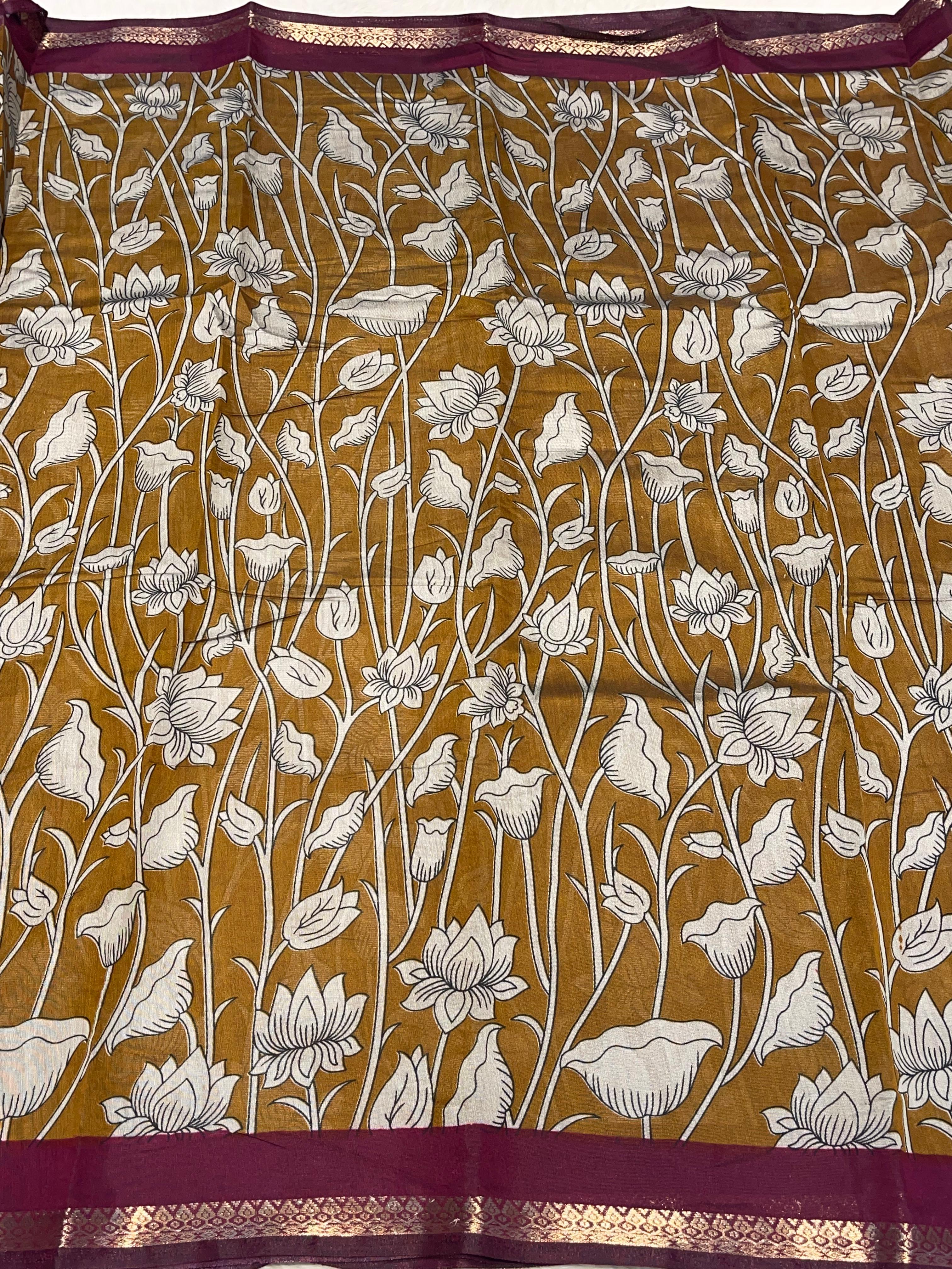 Jute Cotton Saree-01