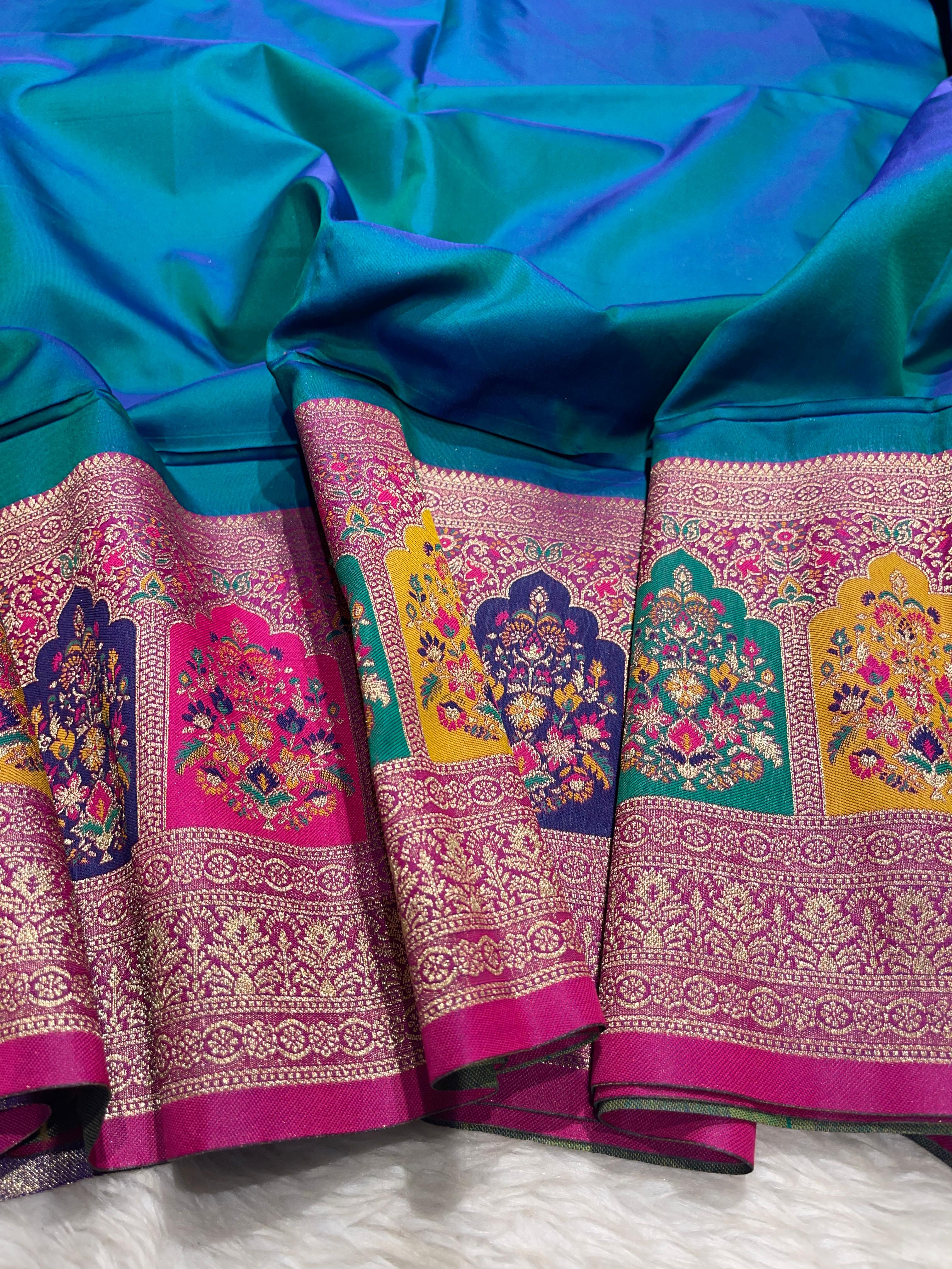 Anika's Banarasi soft silk saree-01