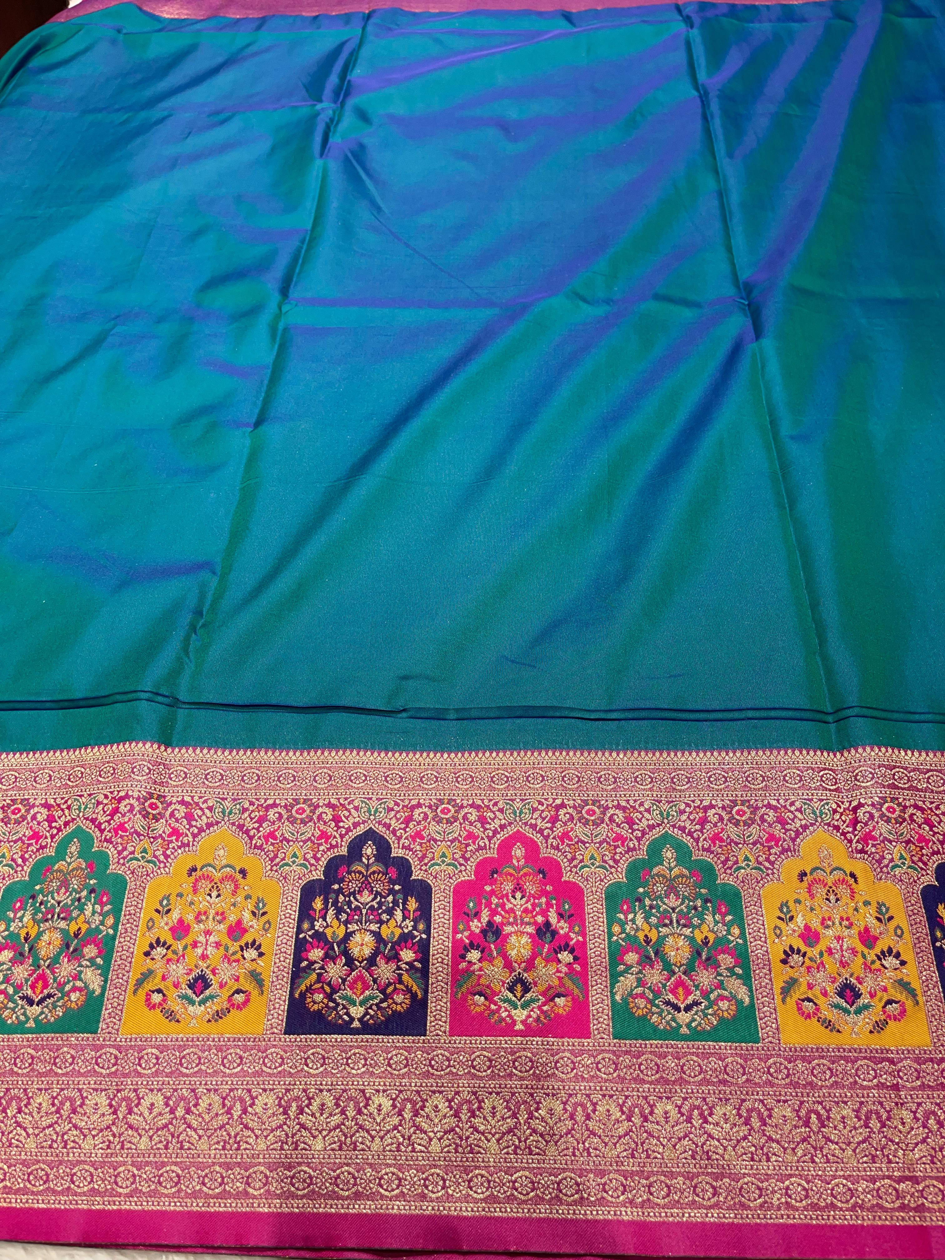 Anika's Banarasi soft silk saree-01