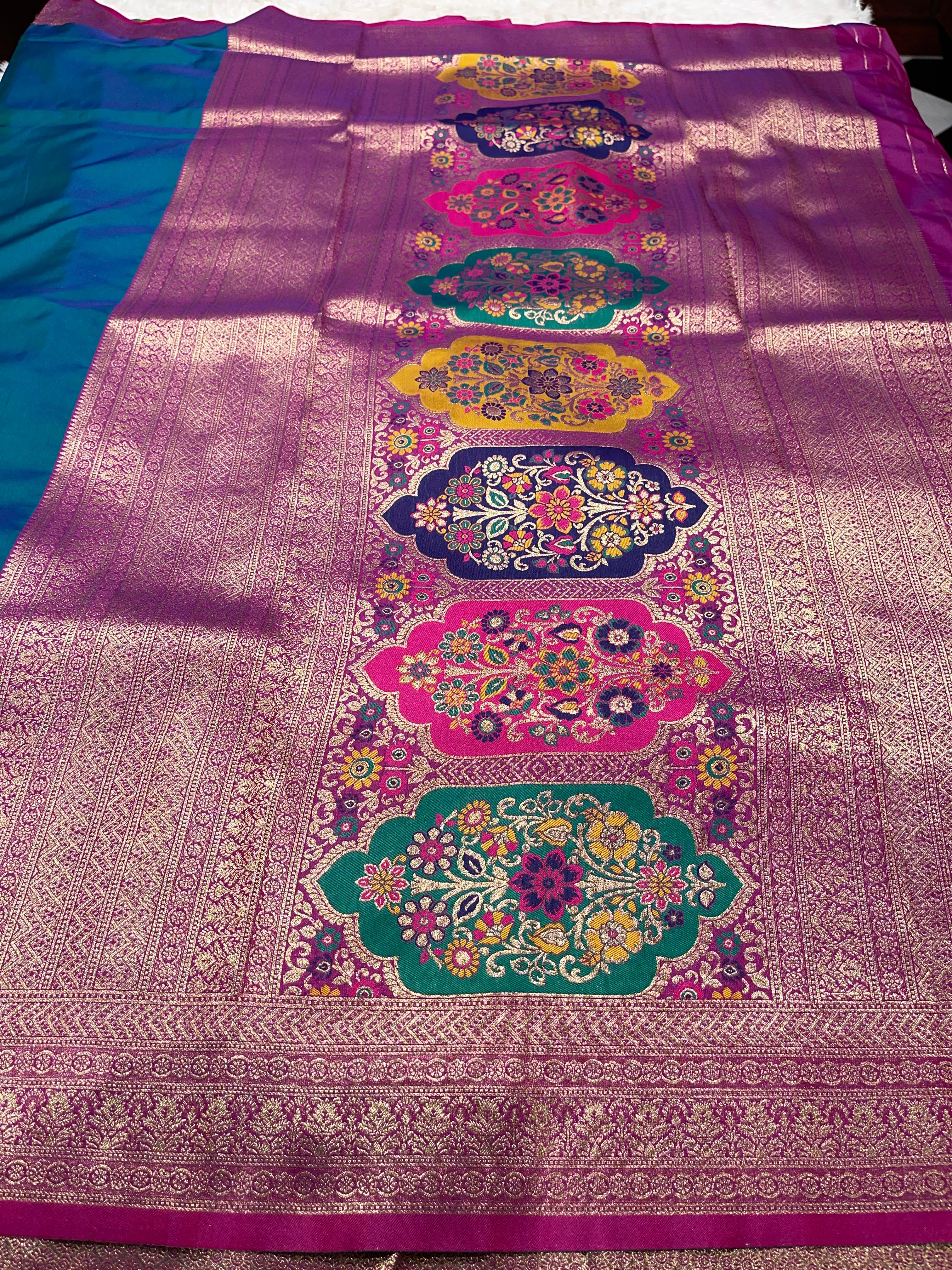 Anika's Banarasi soft silk saree-01