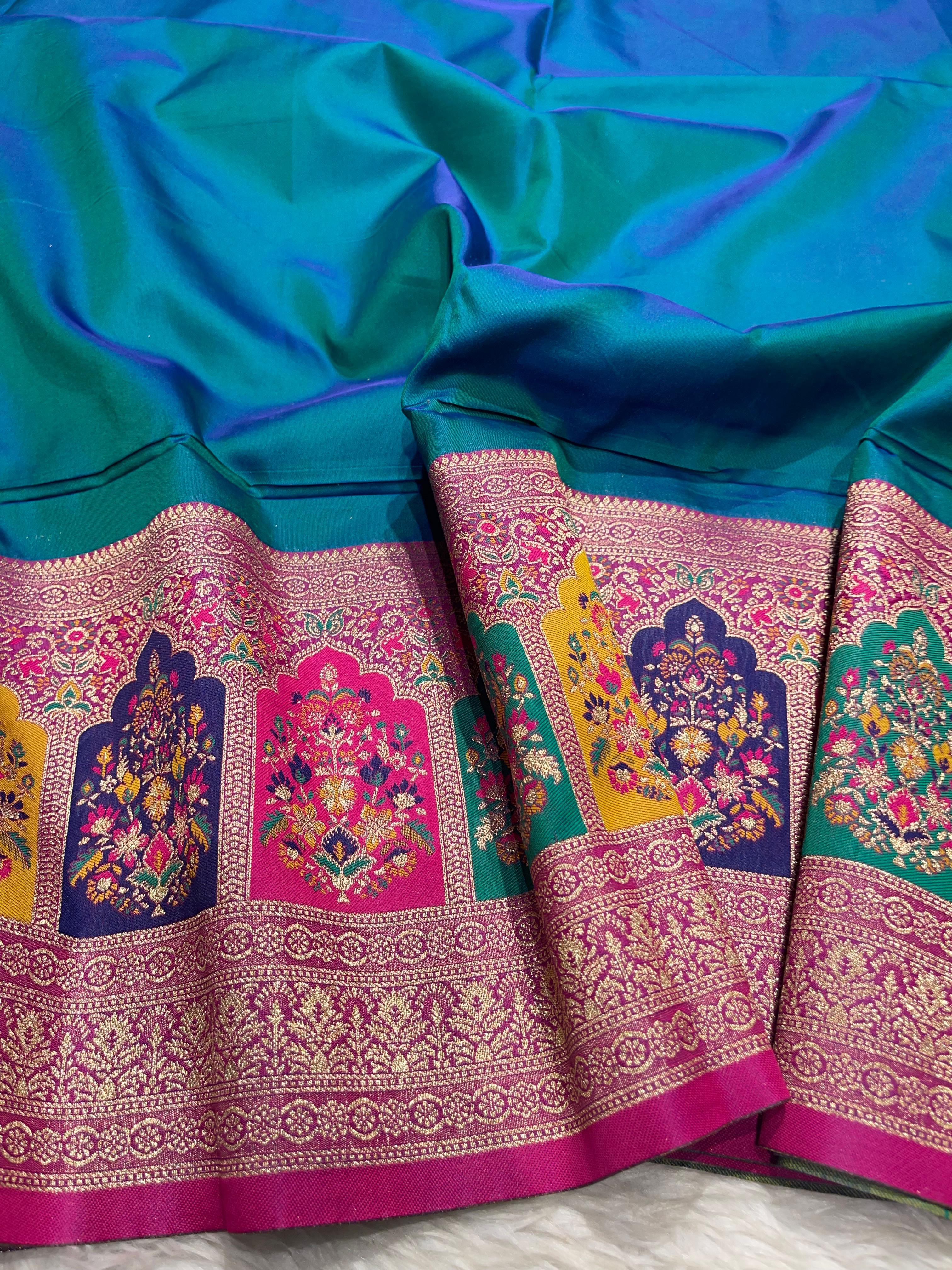 Anika's Banarasi soft silk saree-01