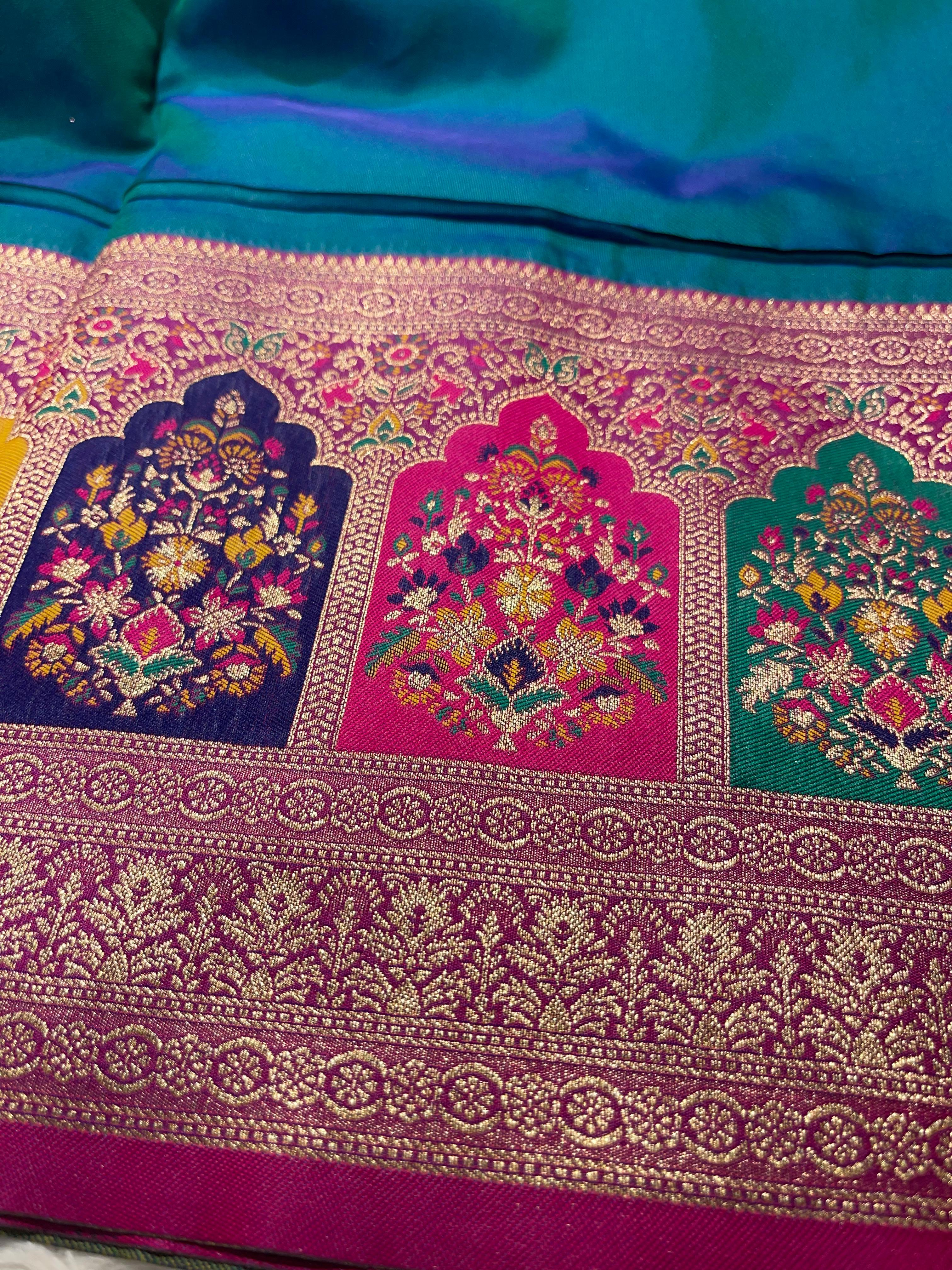 Anika's Banarasi soft silk saree-01