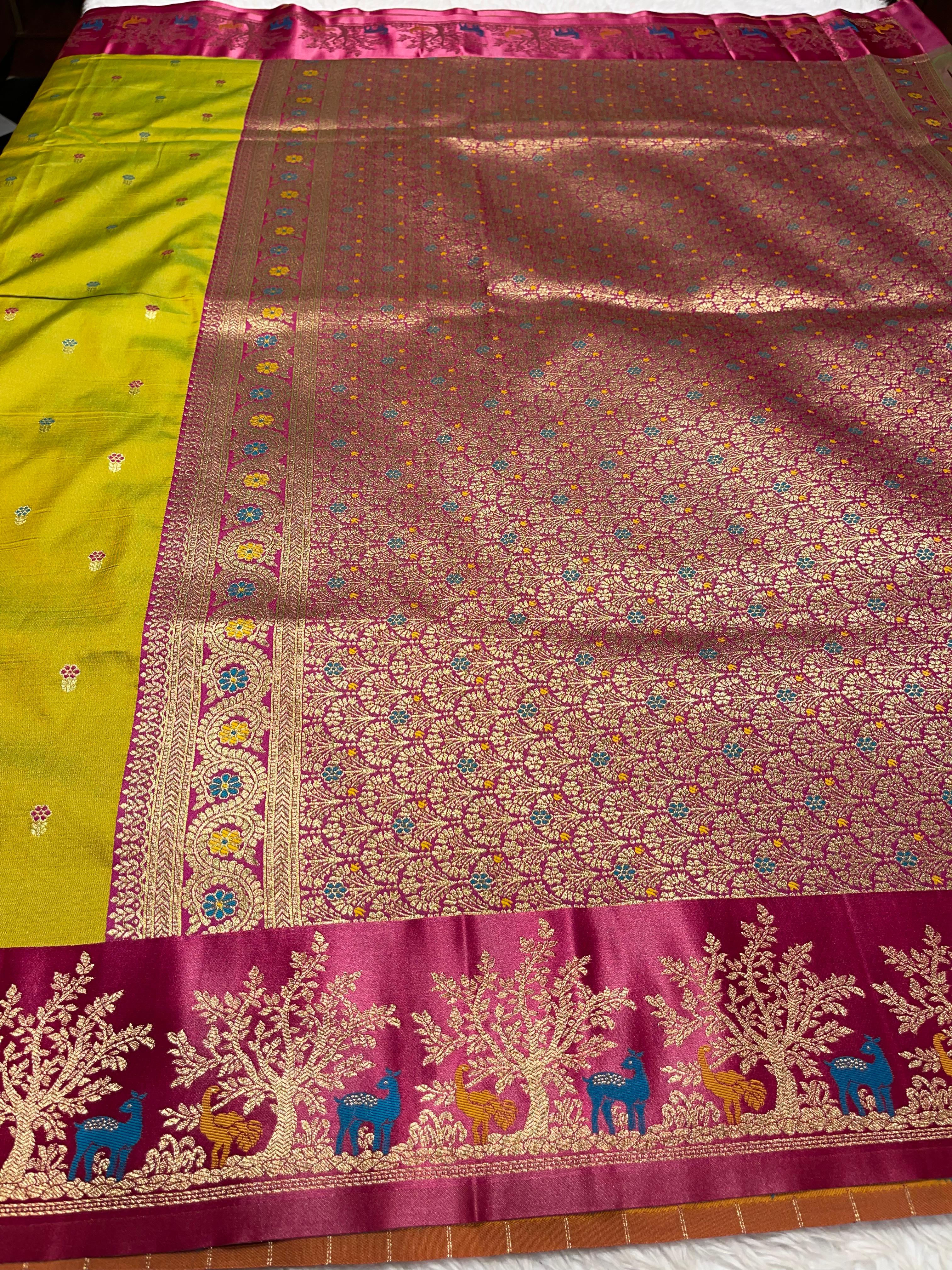 Anika's Banarasi soft silk saree-03