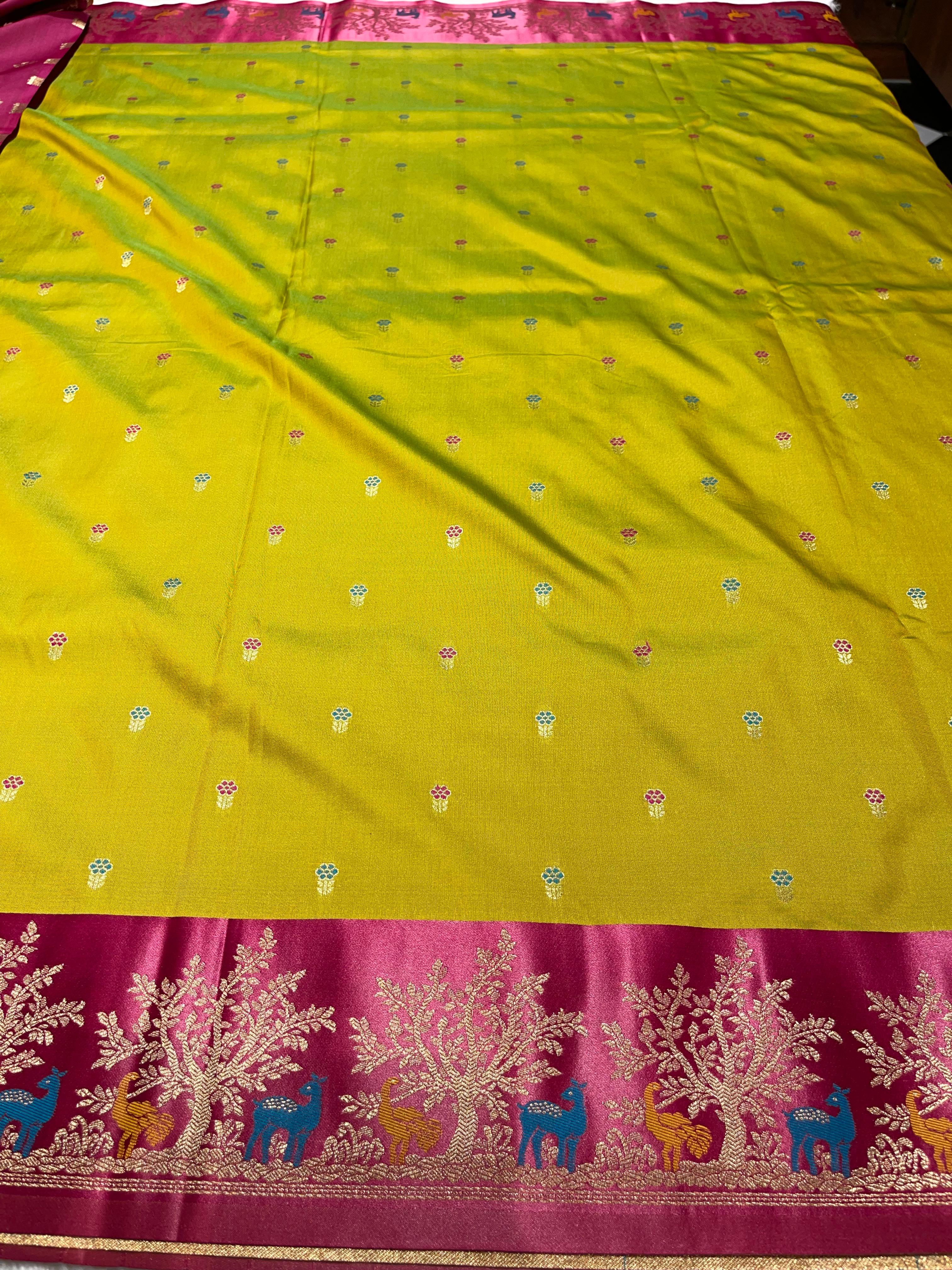 Anika's Banarasi soft silk saree-03