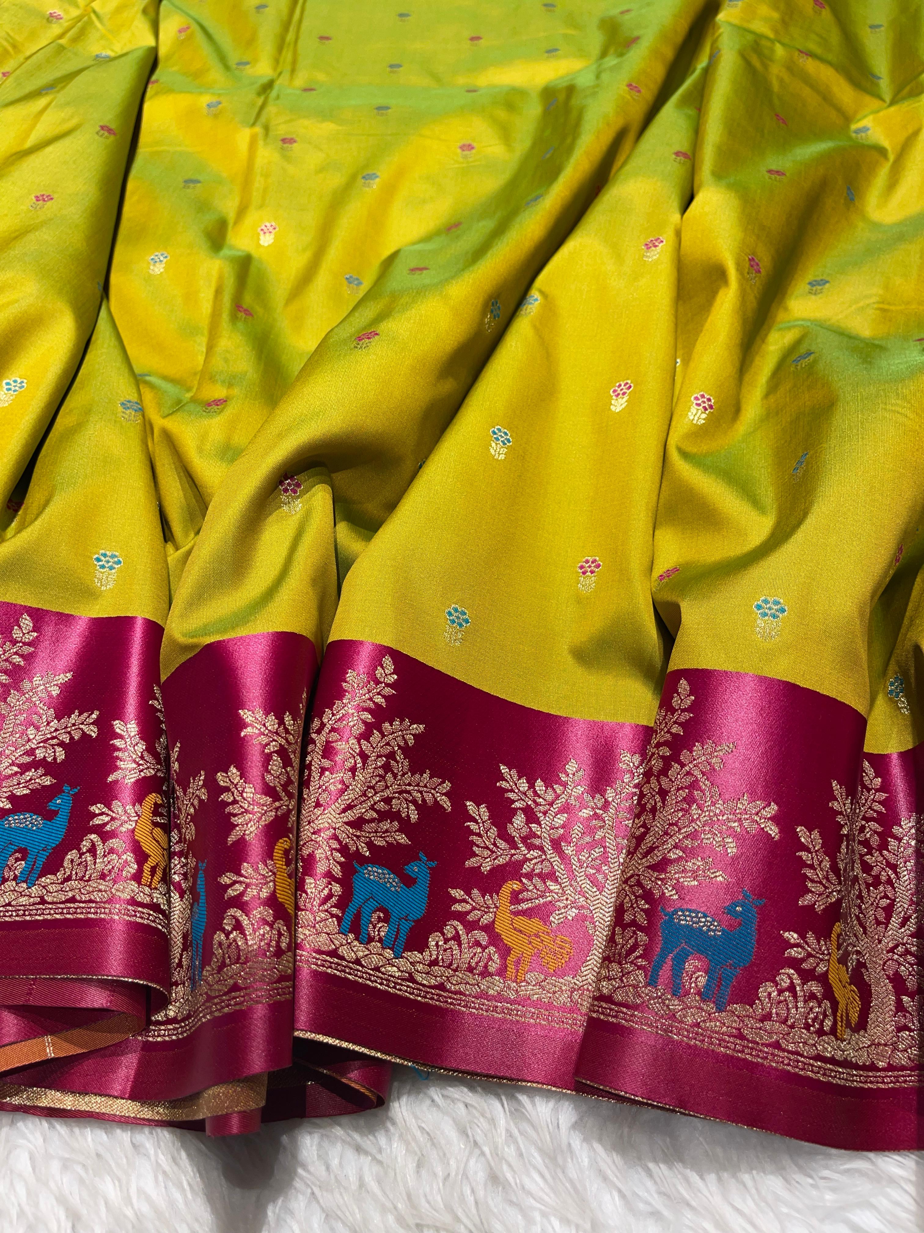 Anika's Banarasi soft silk saree-07