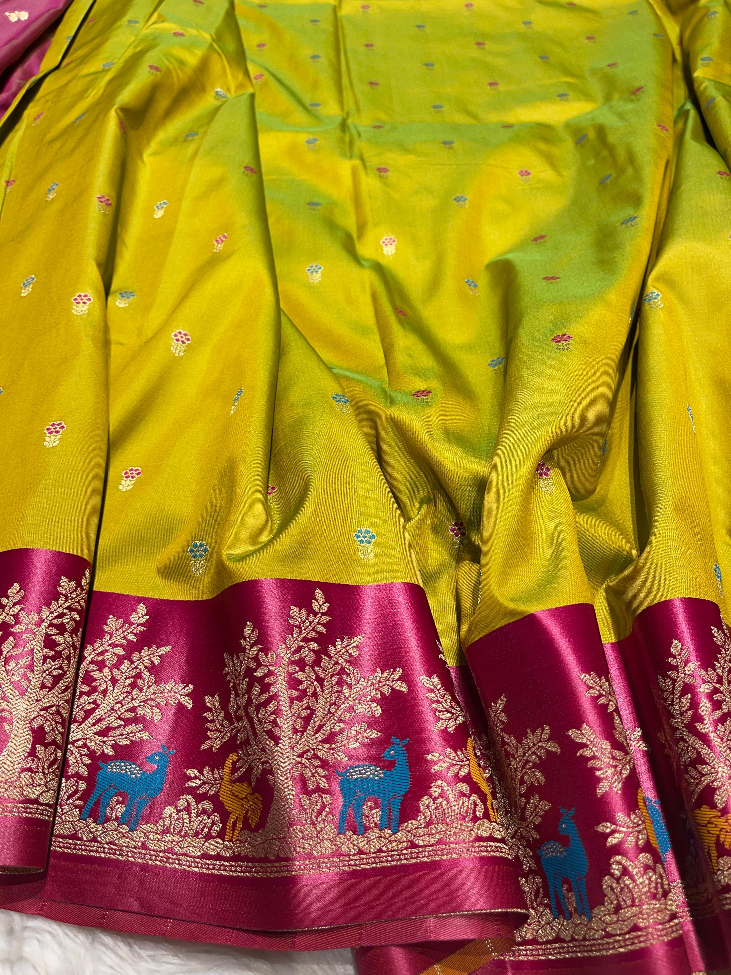 Anika's Banarasi soft silk saree-03