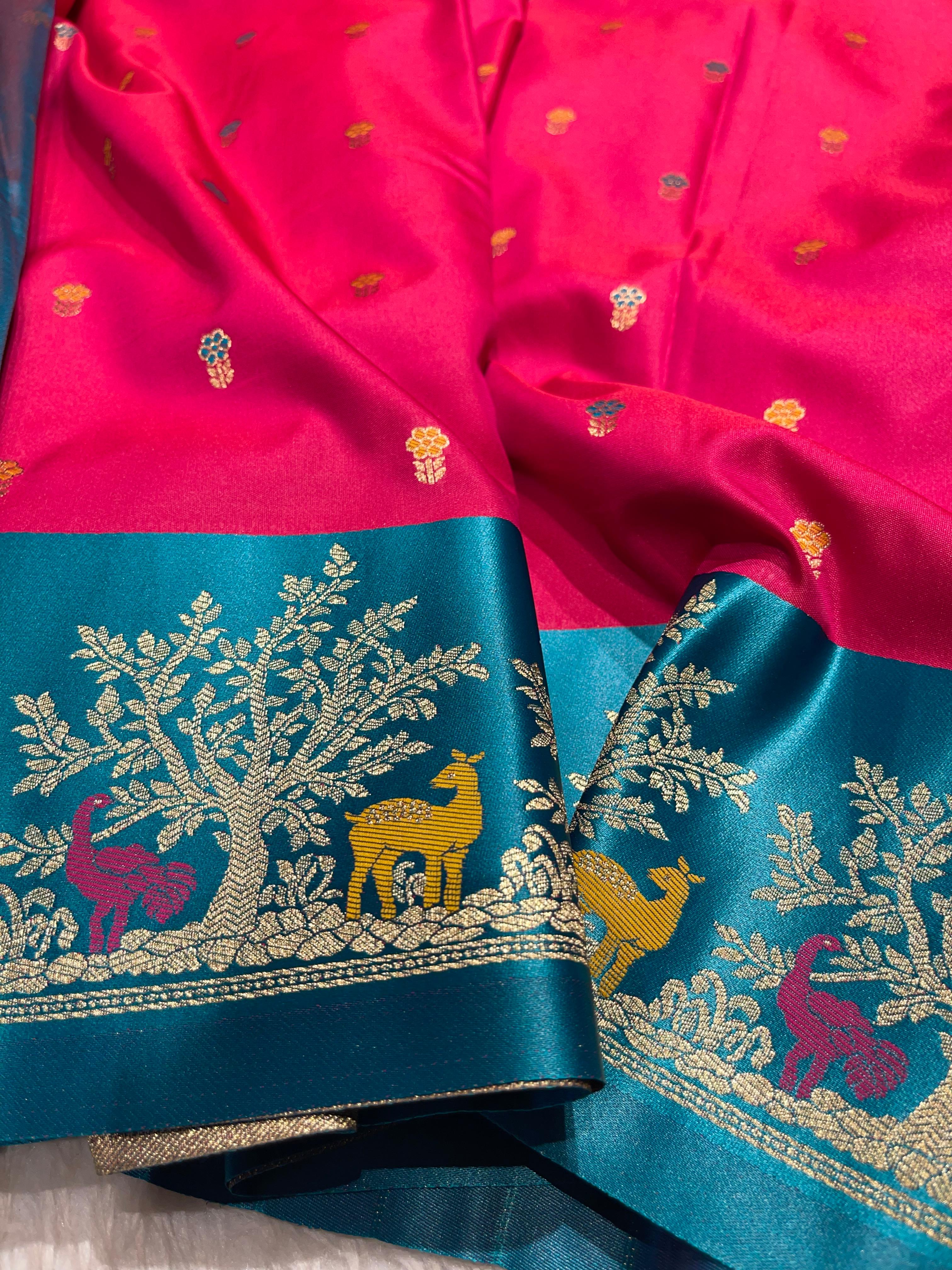 Anika's Banarasi soft silk saree-04