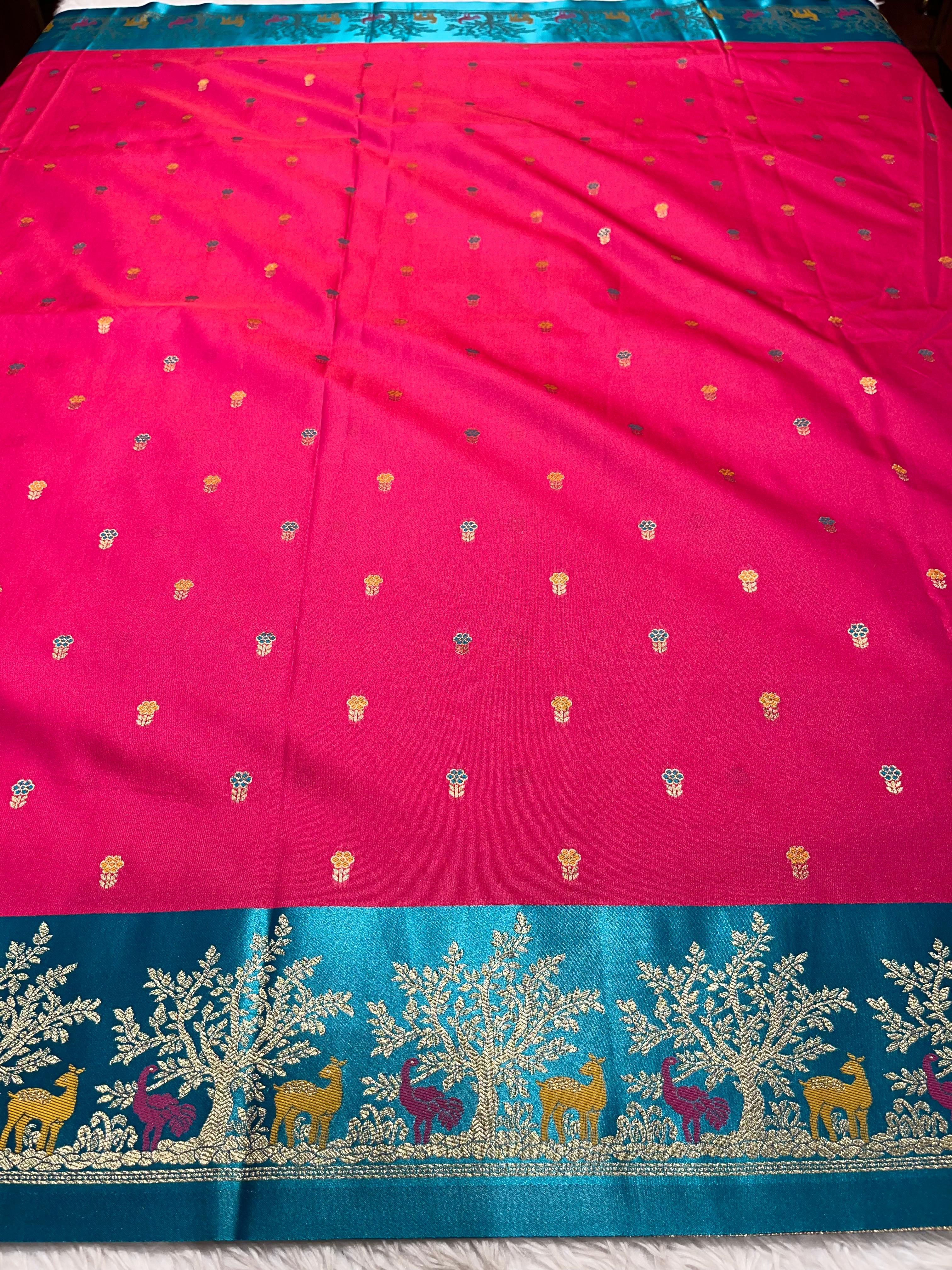 Anika's Banarasi soft silk saree-04