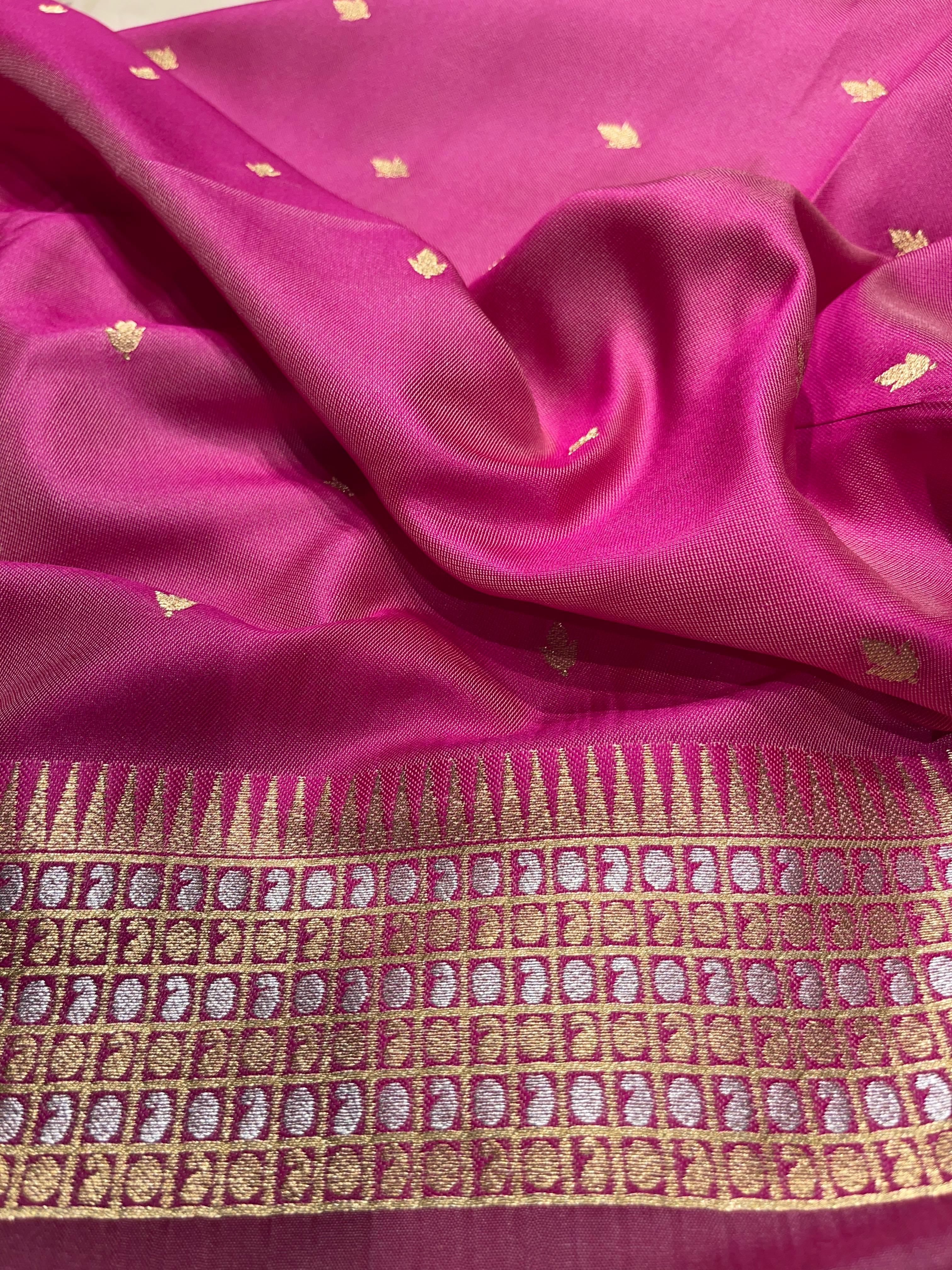Anika's Banarasi soft silk saree-06