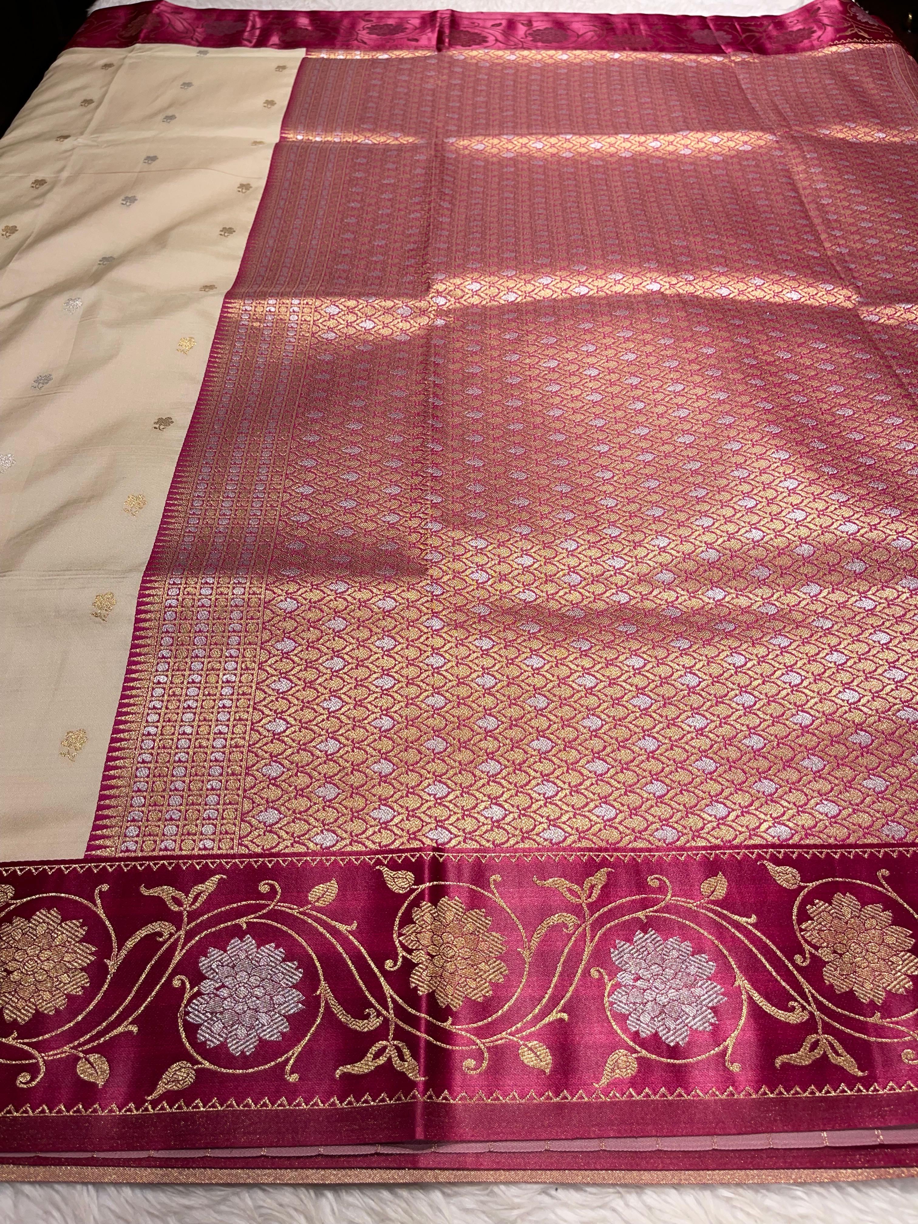 Anika's Banarasi soft silk saree-06