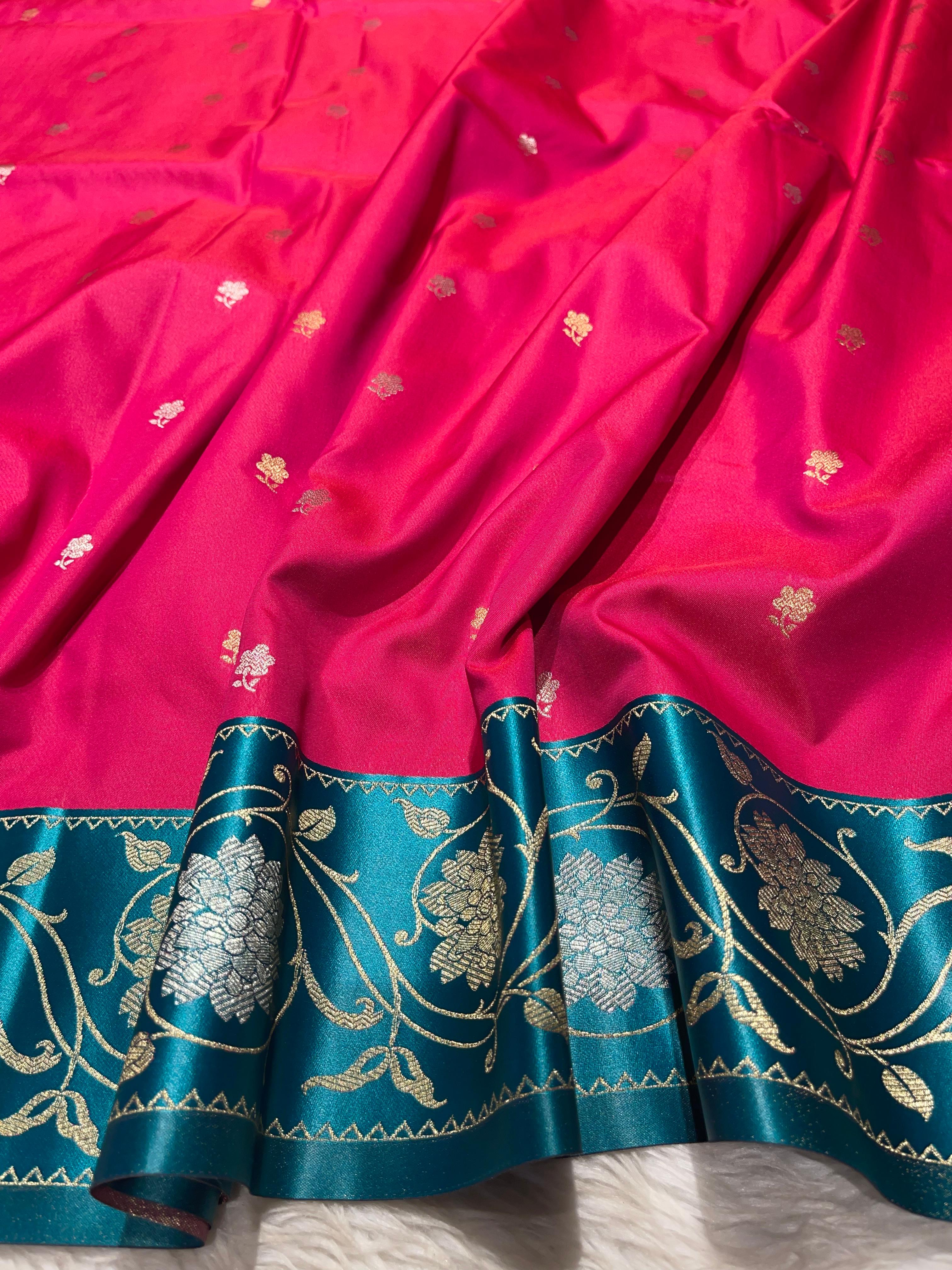 Anika's Banarasi soft silk saree-05