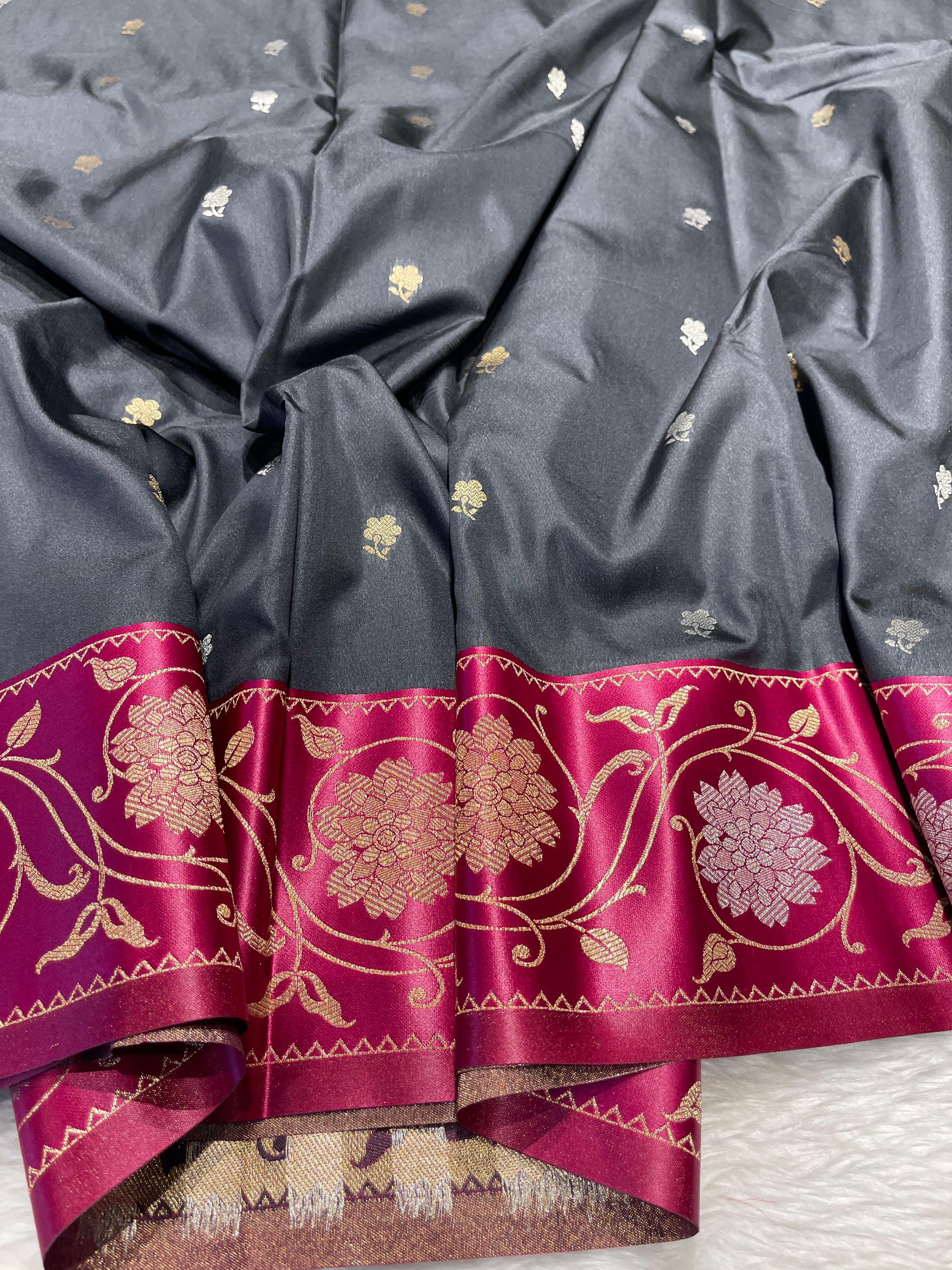 Anika's Banarasi soft silk saree-08