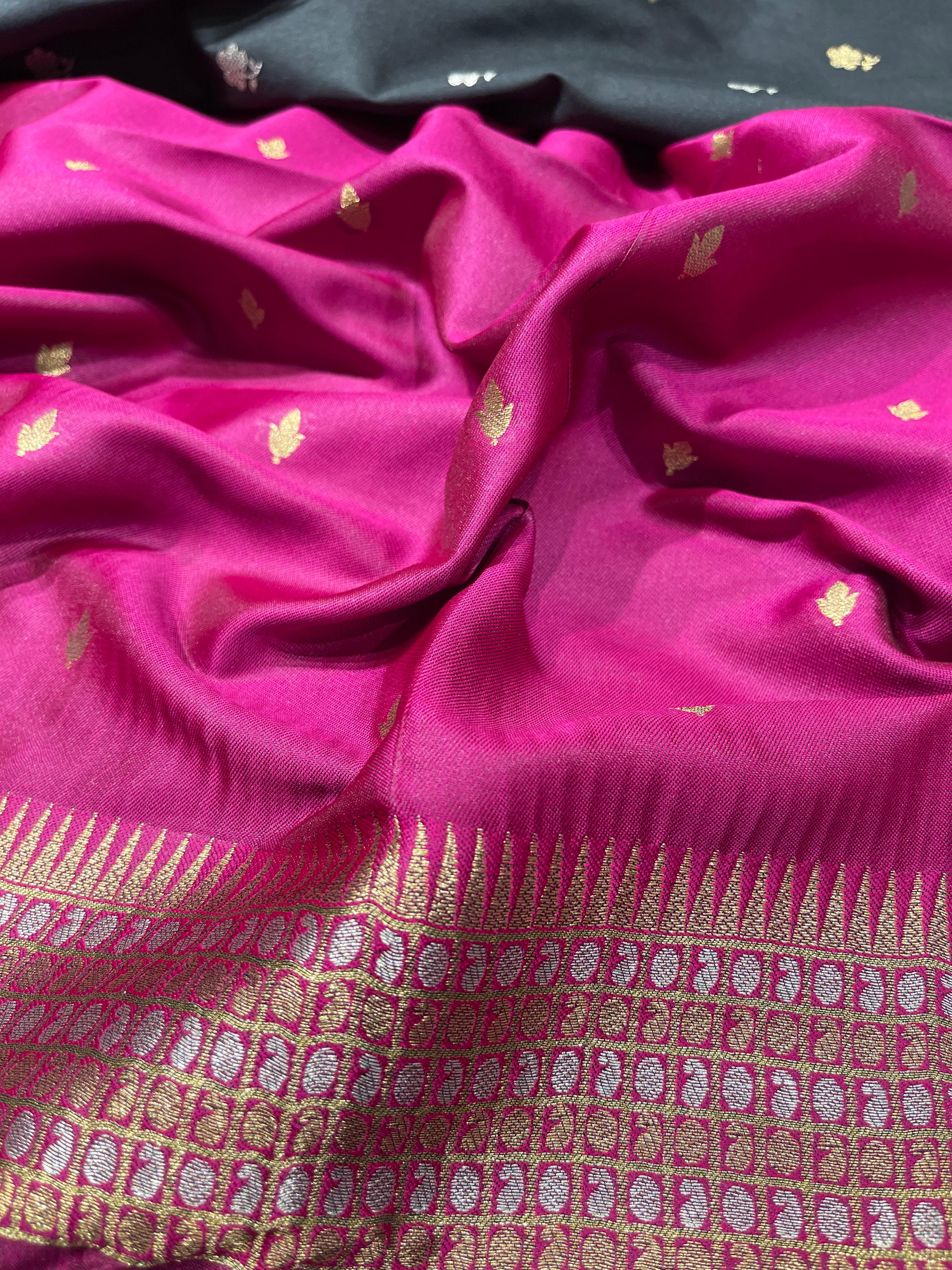 Anika's Banarasi soft silk saree-08