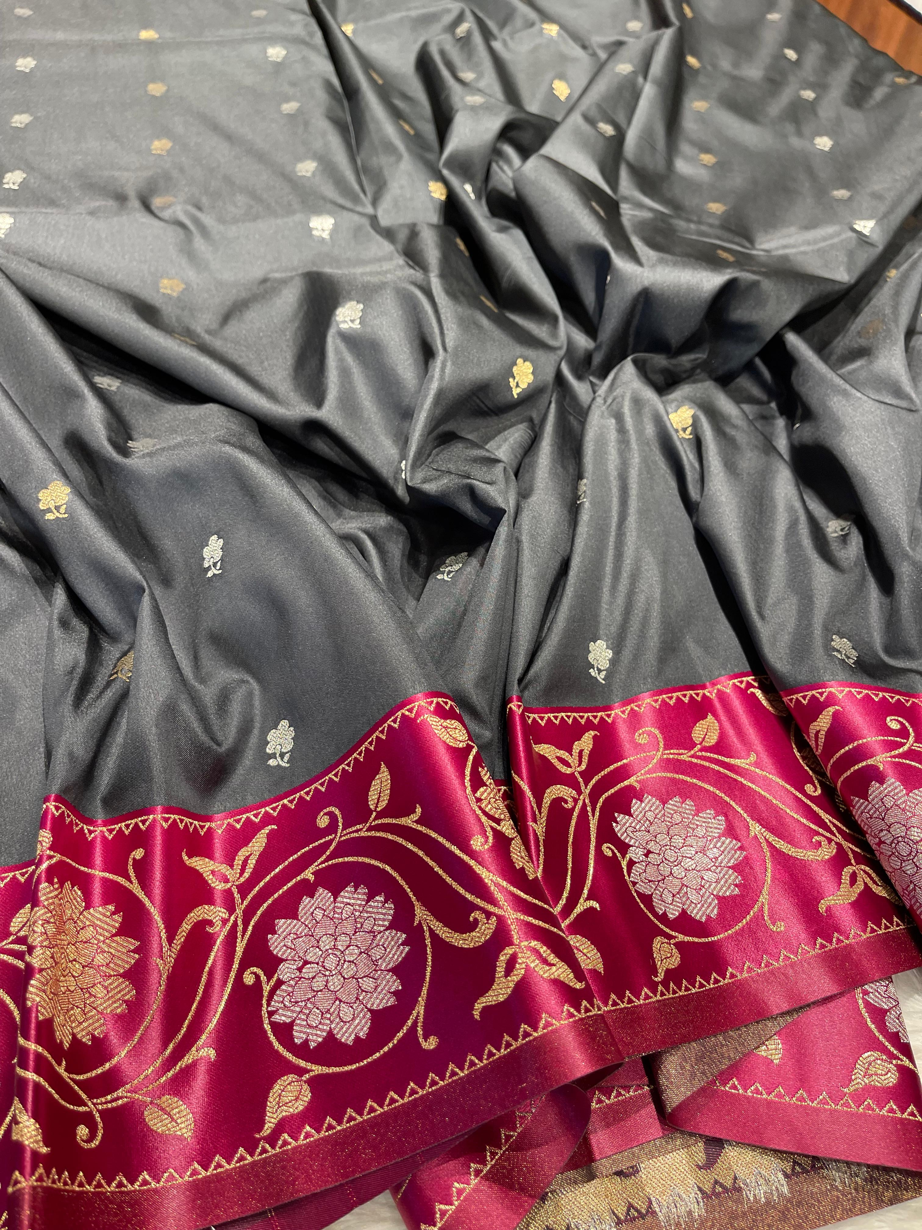 Anika's Banarasi soft silk saree-08