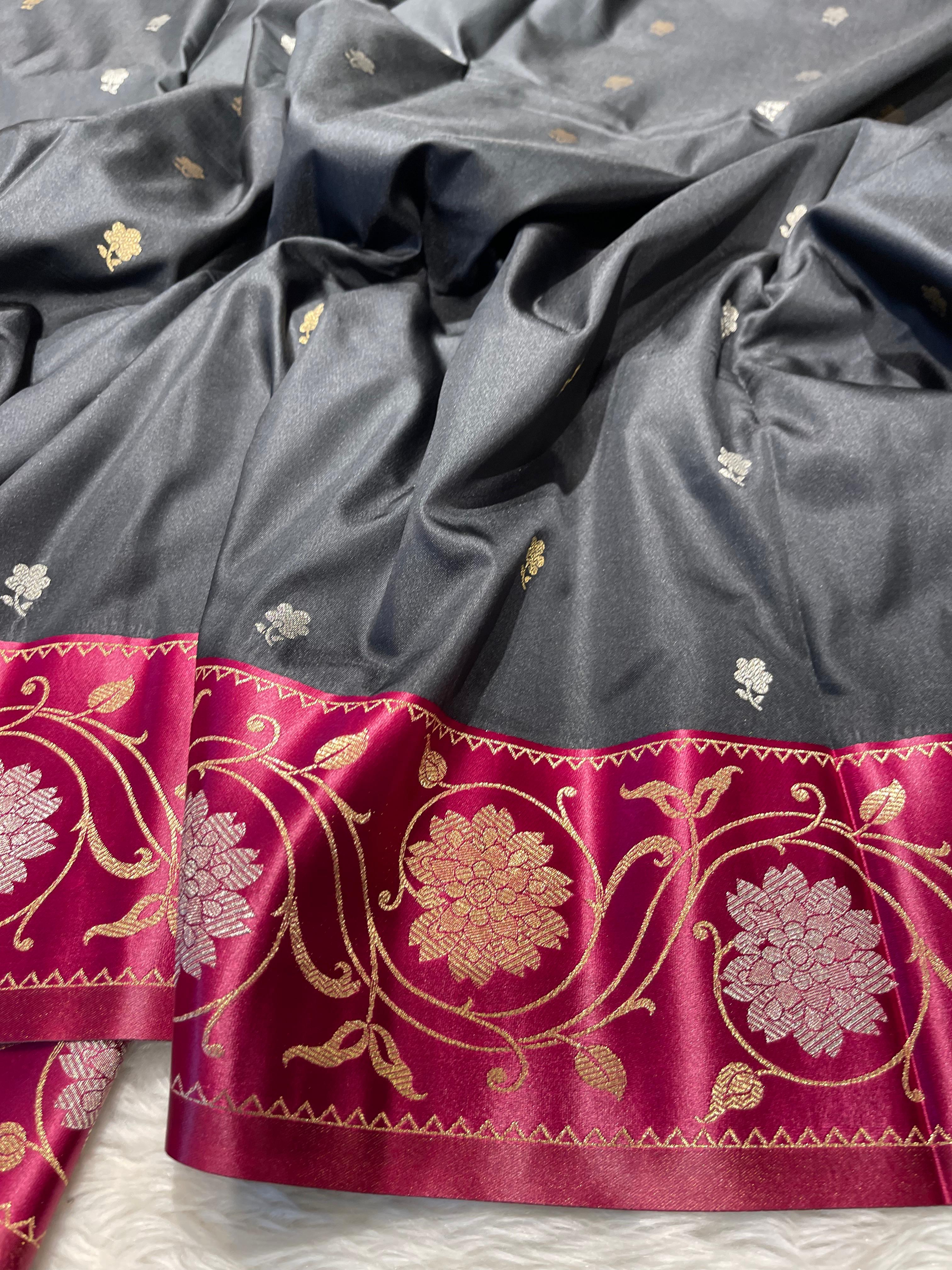Anika's Banarasi soft silk saree-08