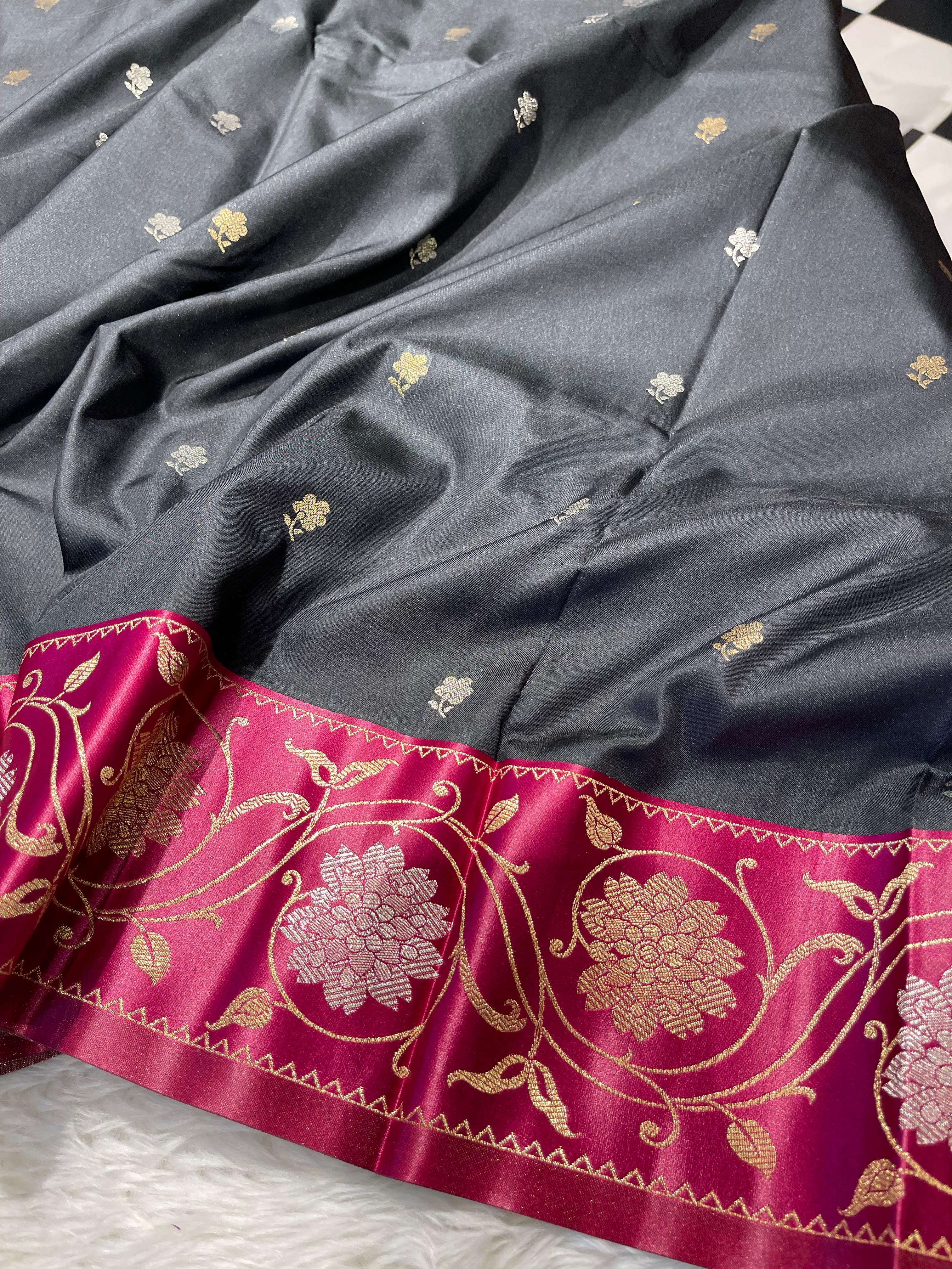 Anika's Banarasi soft silk saree-08
