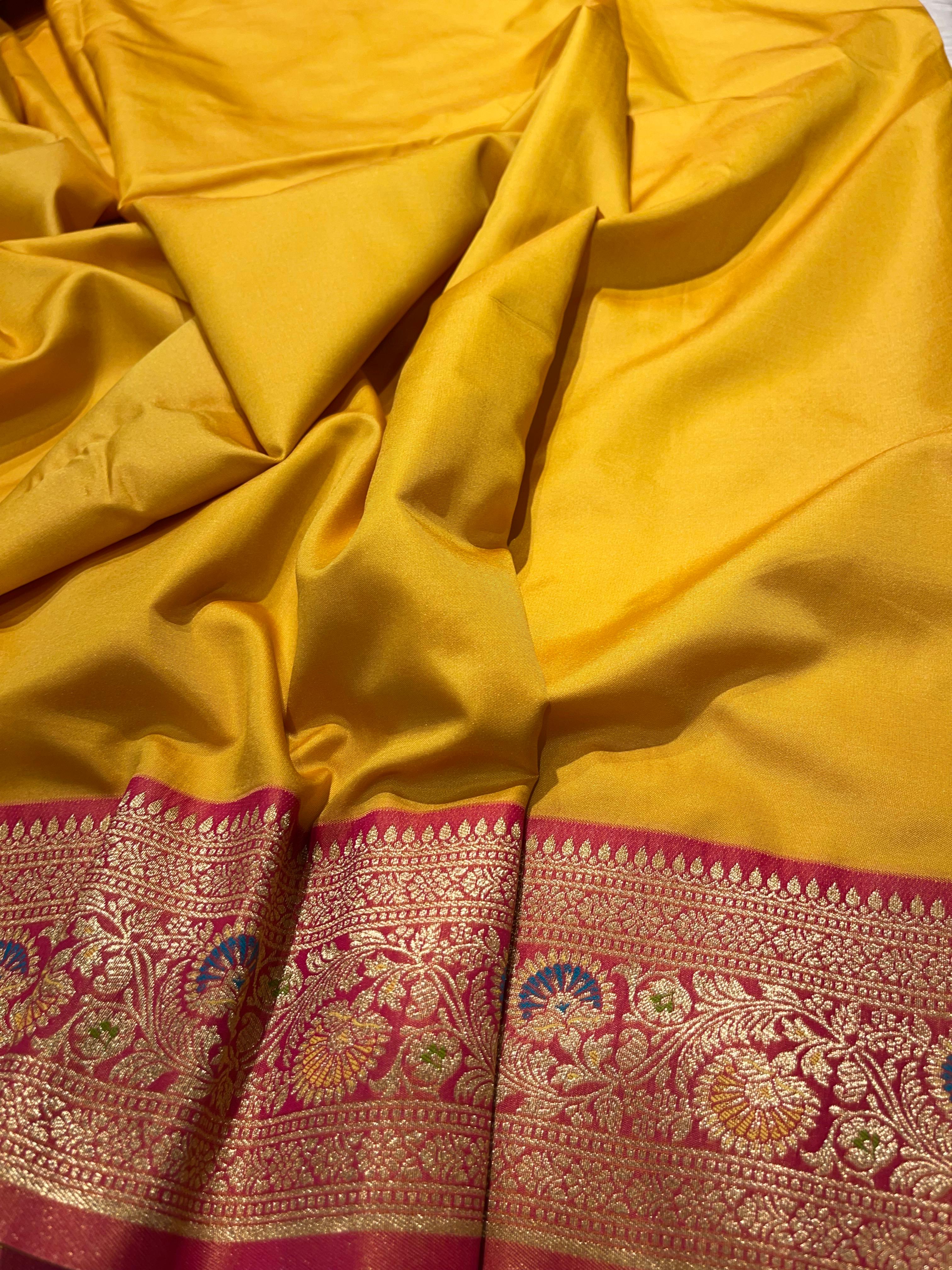 Anika's Banarasi soft silk saree-10