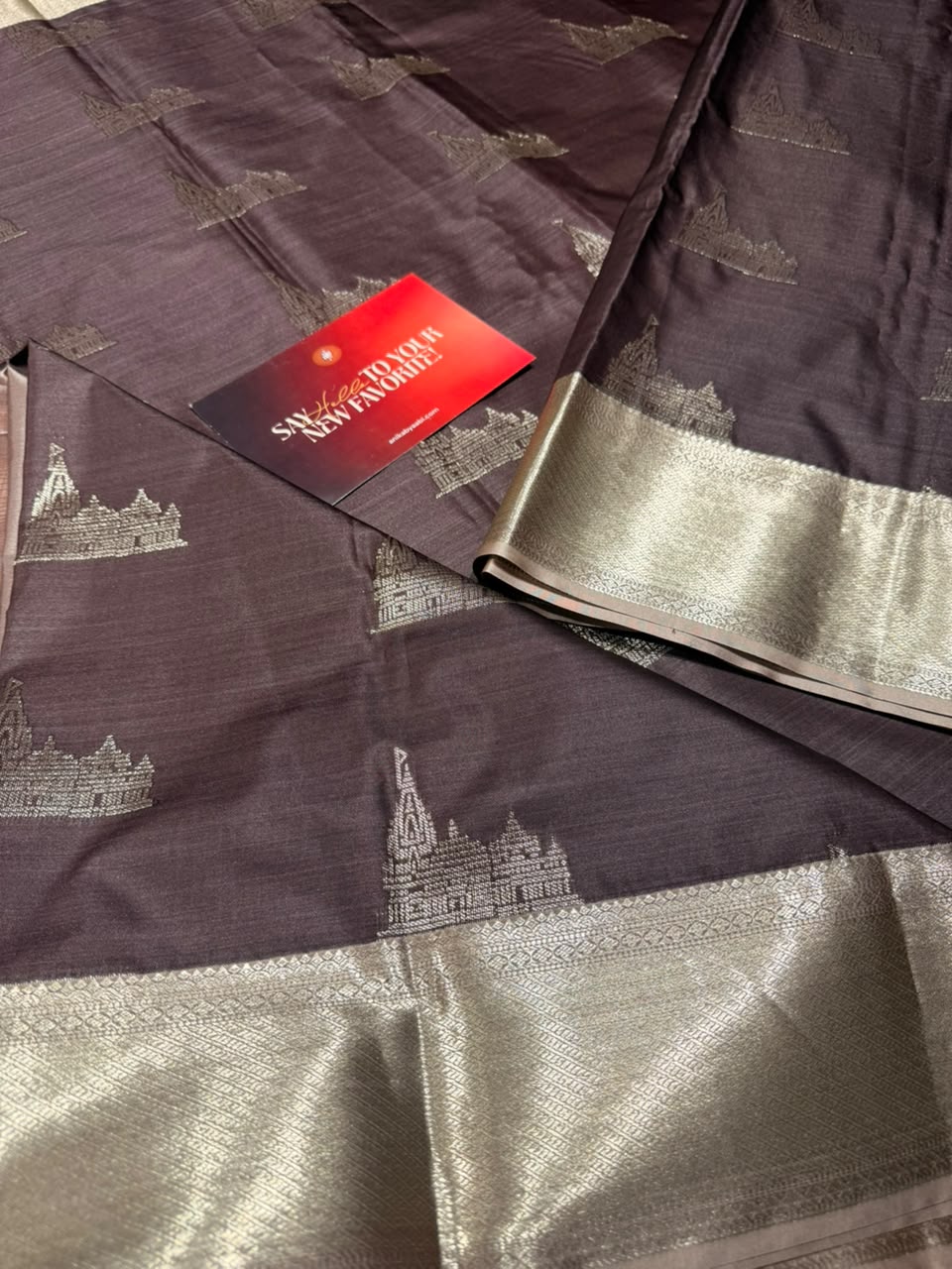 Swayamwaram Vrindavan  Bridal Kanchi Semi Silk Saree-04