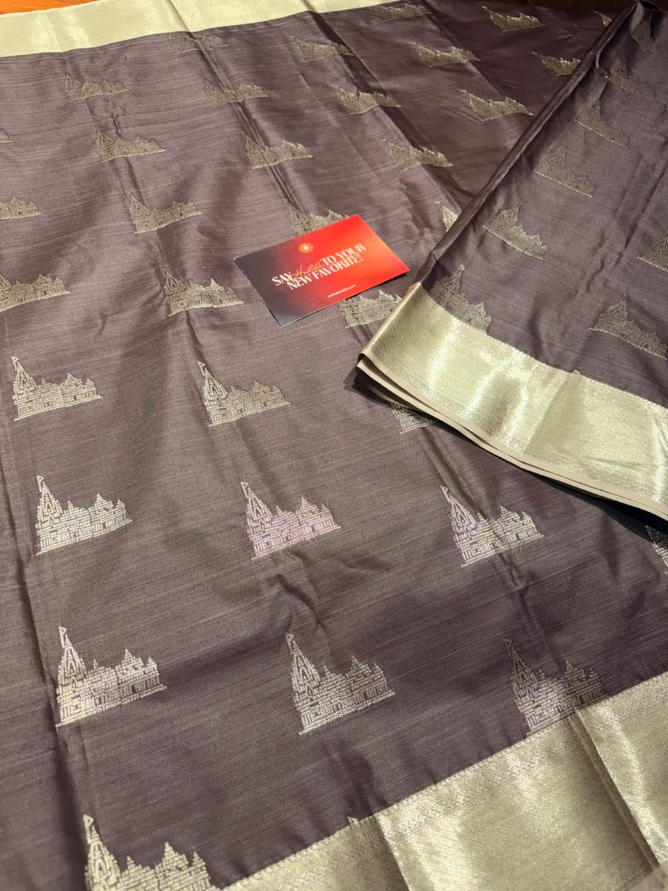 Swayamwaram Vrindavan  Bridal Kanchi Semi Silk Saree-04