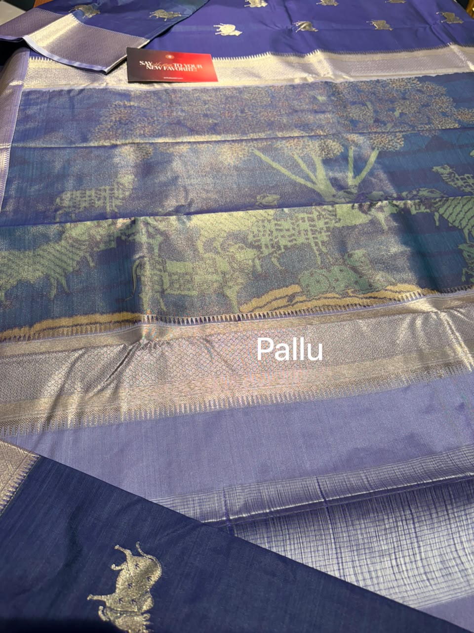 Swayamwaram Bridal Kanchi Semi Silk Saree-08