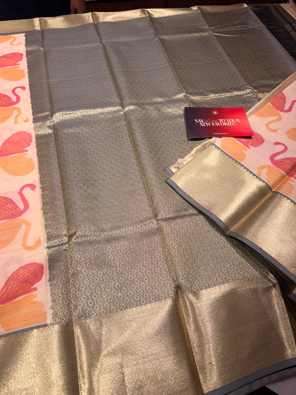 Swayamwaram Bridal Kanchi Semi Silk Saree-11