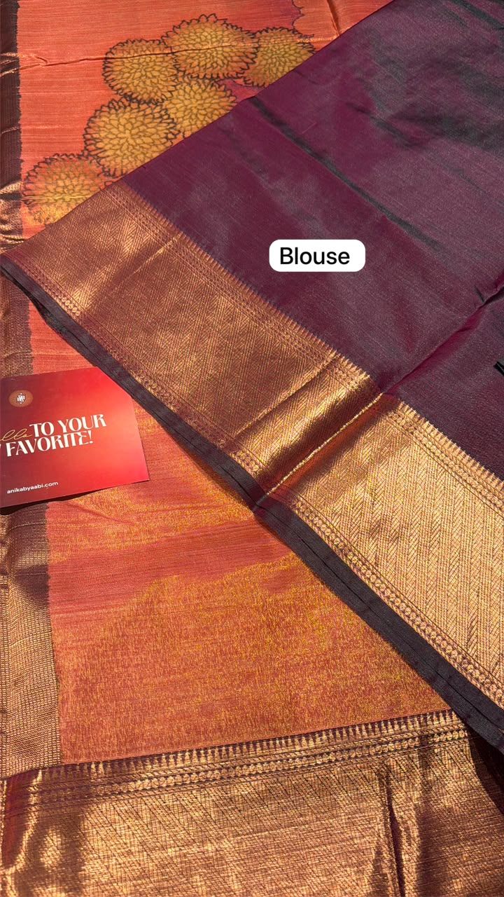 Swayamwaram Vrindavan Bridal Kanchi Semi Silk Saree-24