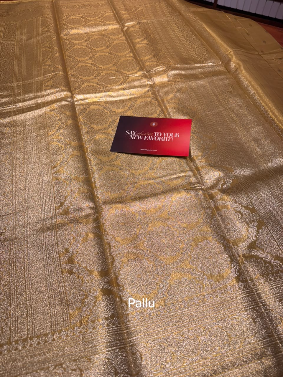 Anika’s  Semi Silk Saree-Gold