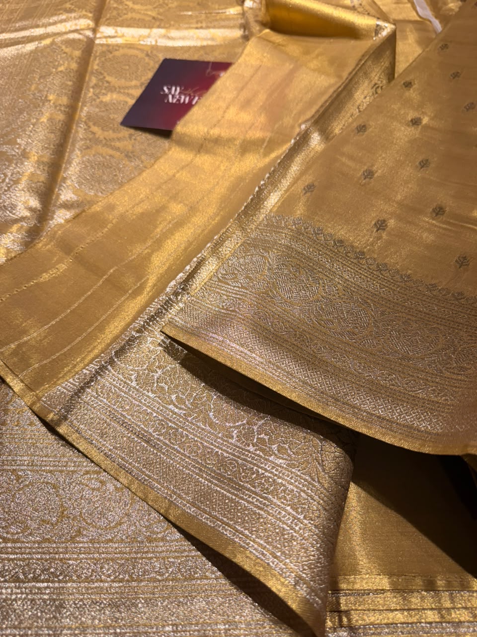 Anika’s  Semi Silk Saree-Gold