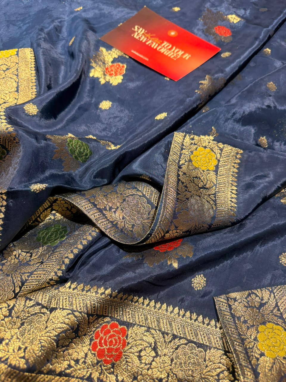 Anika's Chinon Silk Saree-01