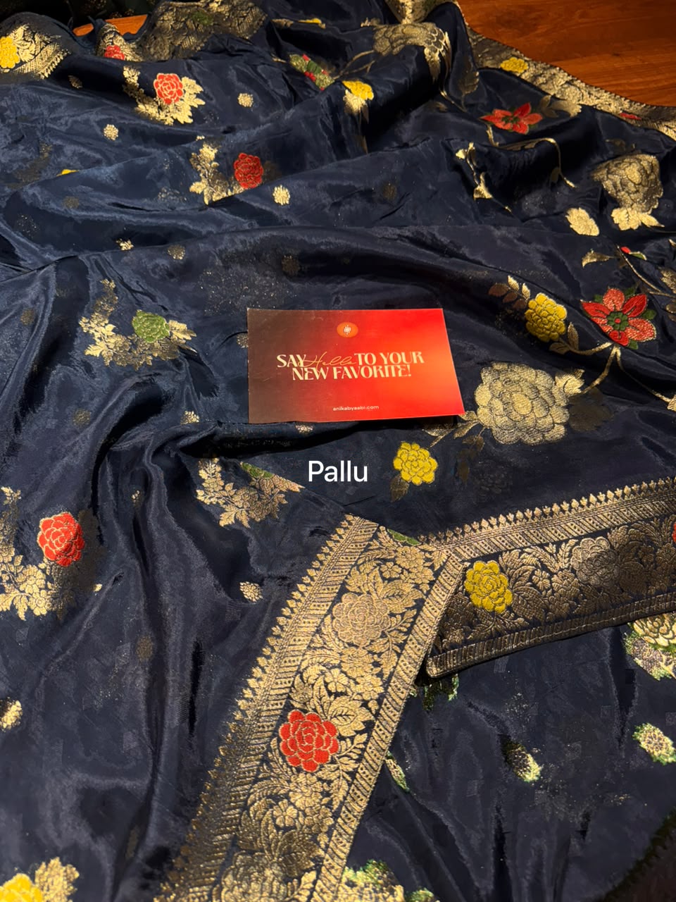 Anika's Chinon Silk Saree-01