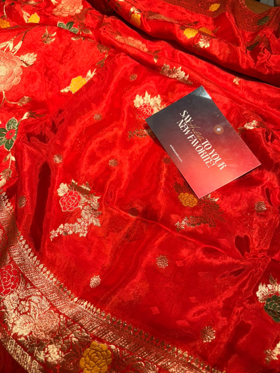 Anika's Chinon Silk Saree-02