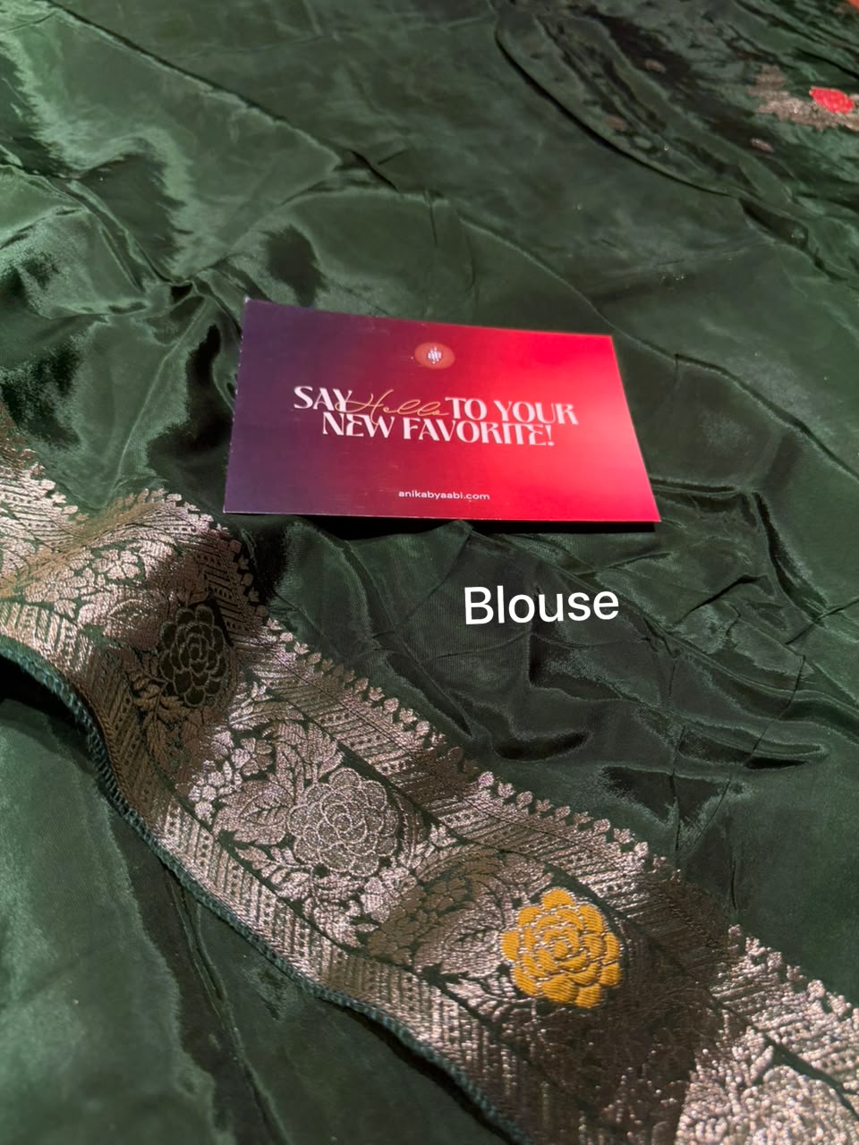 Anika's Chinon Silk Saree-03