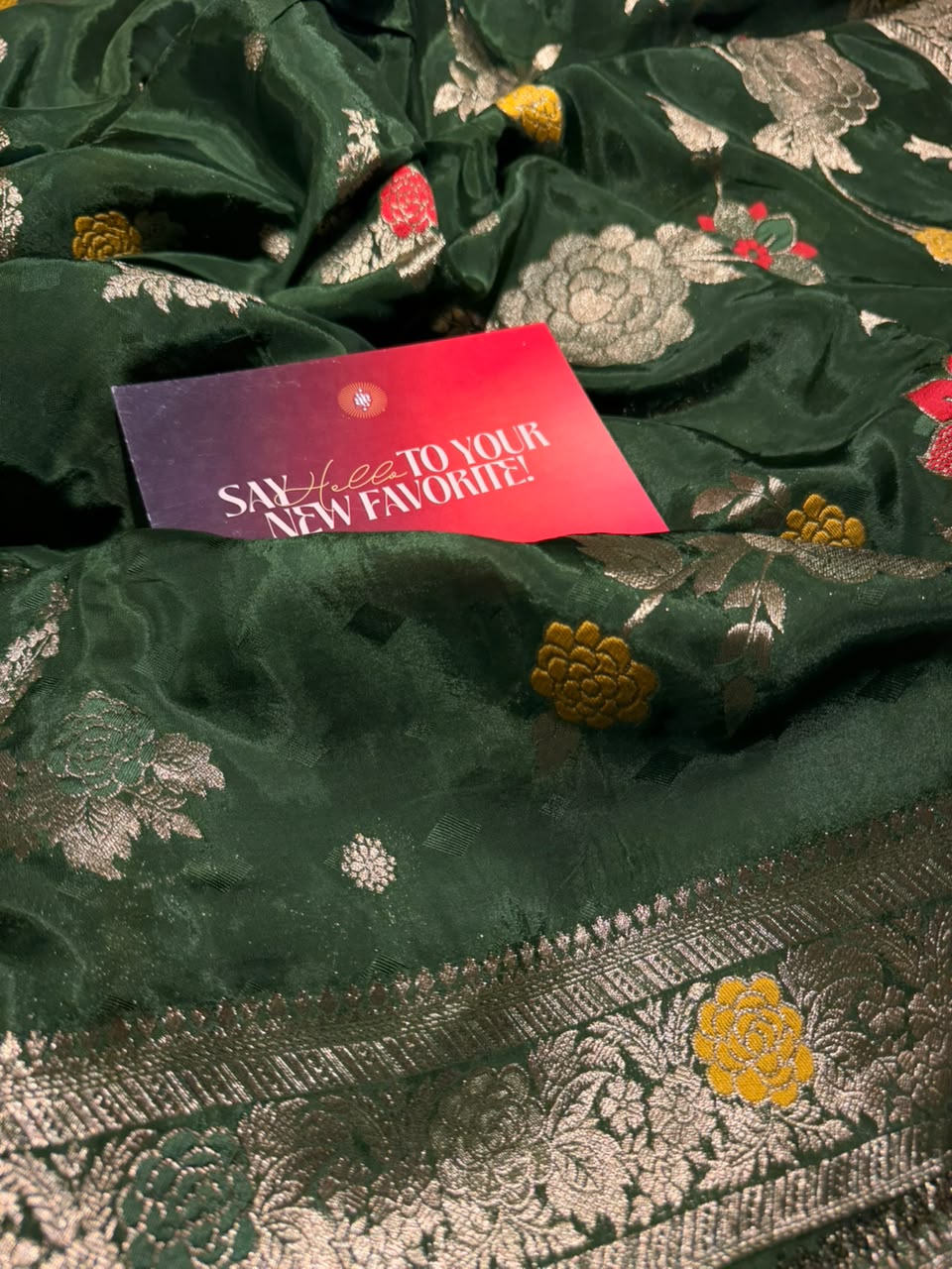 Anika's Chinon Silk Saree-03