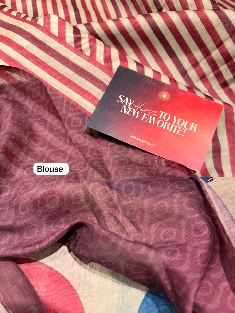 Anika's Stripes saree-01
